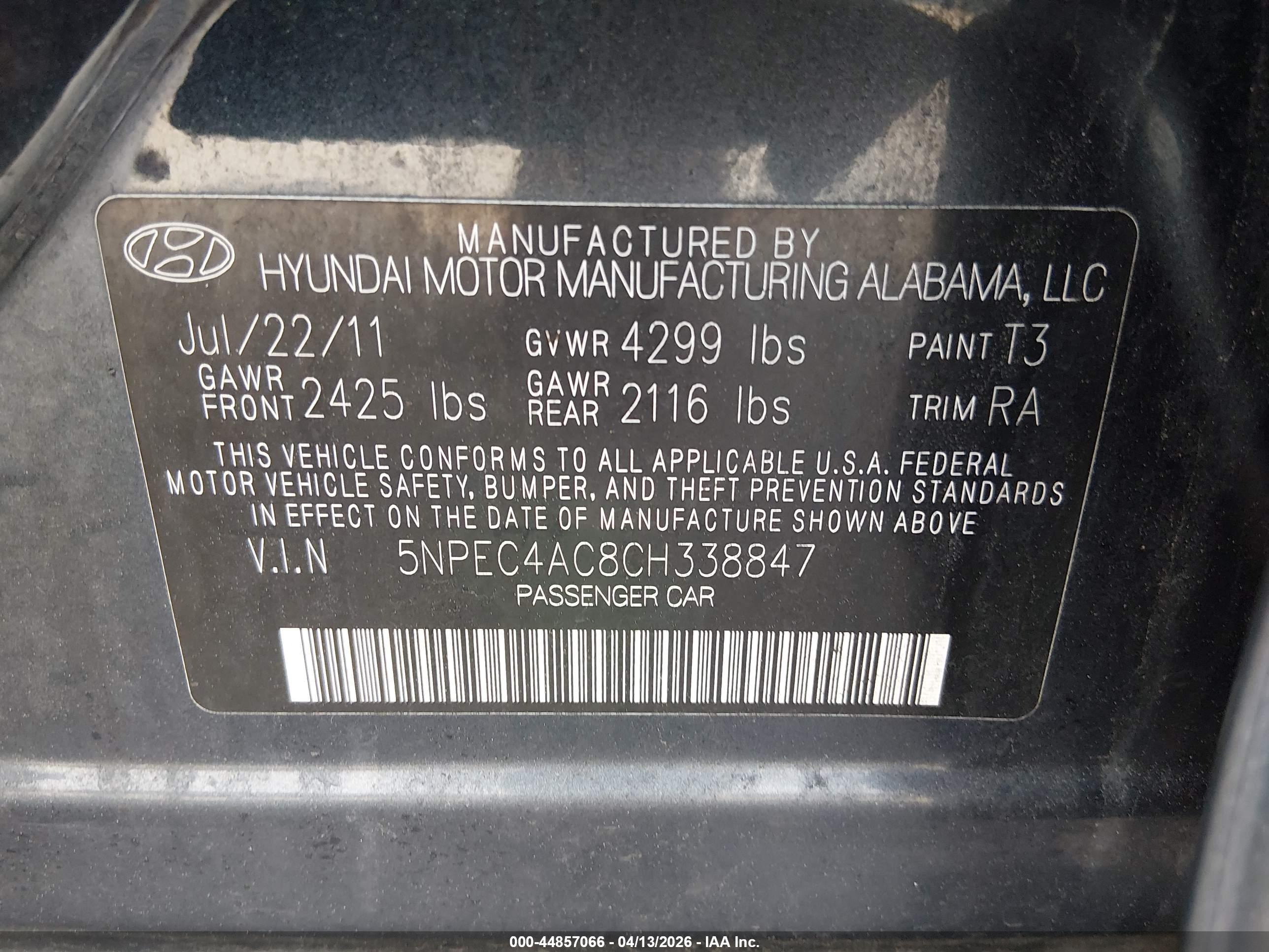 HYUNDAI SONATA image 9