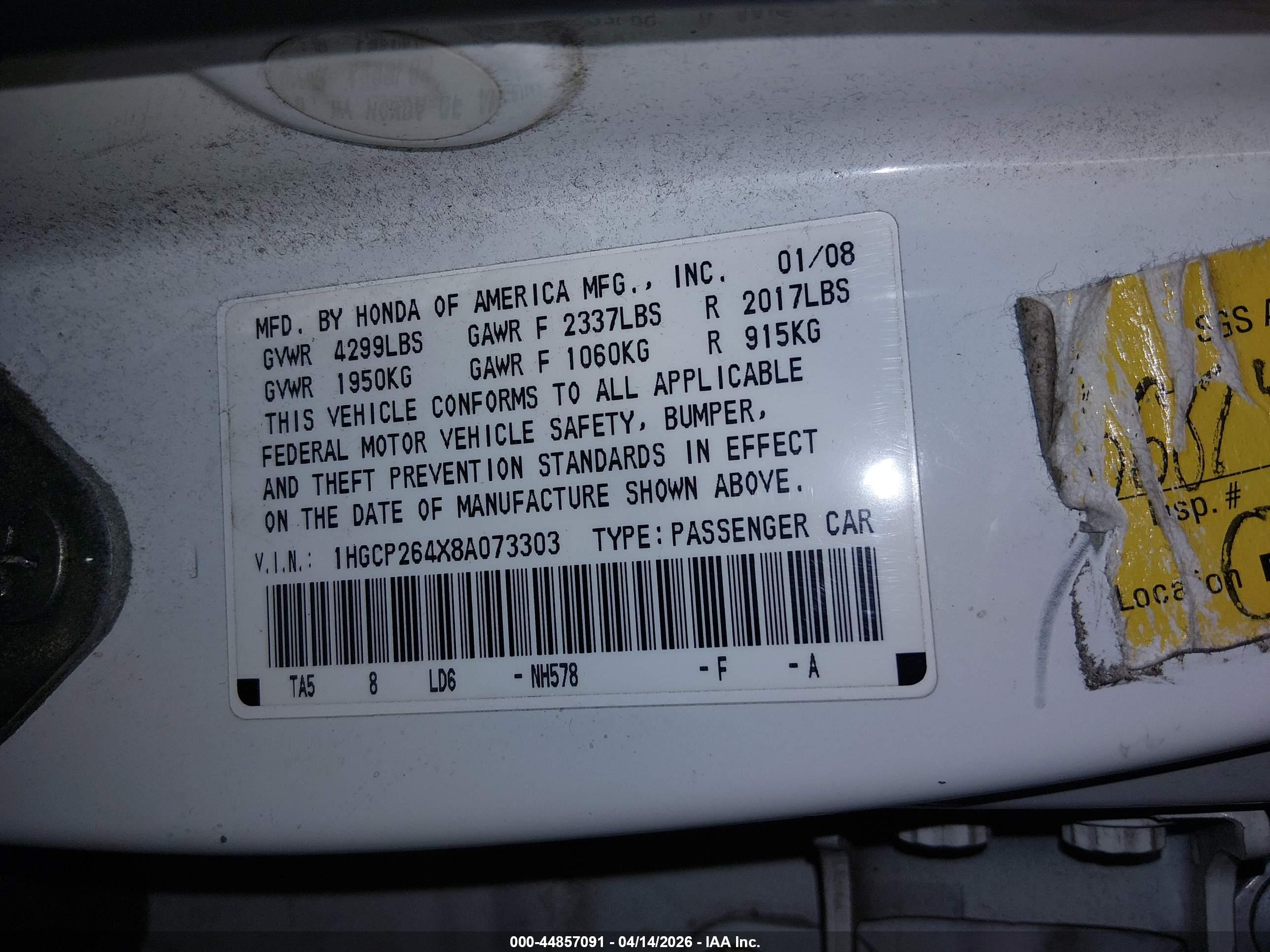 HONDA ACCORD image 9