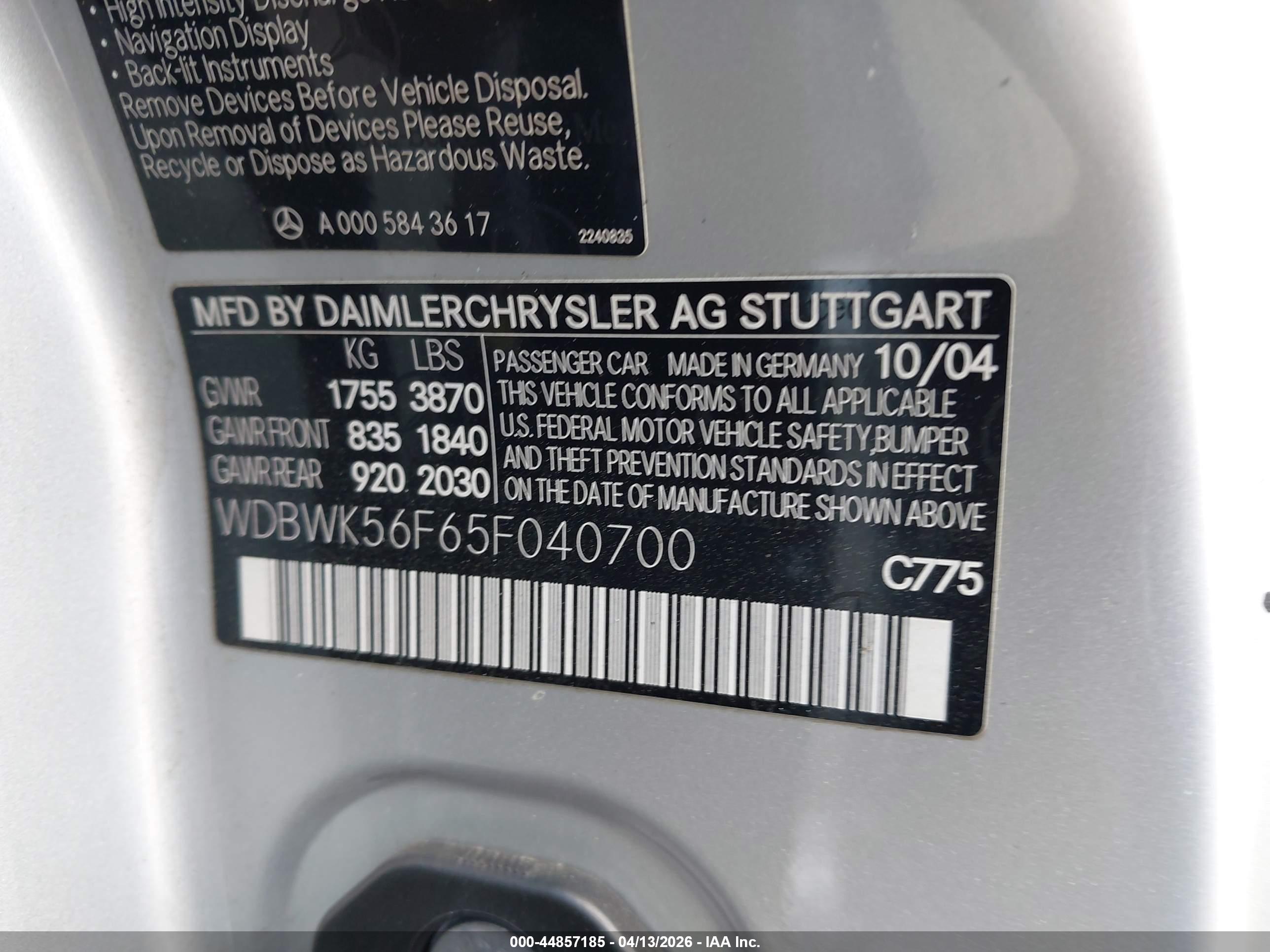 MERCEDES-BENZ SLK image 9