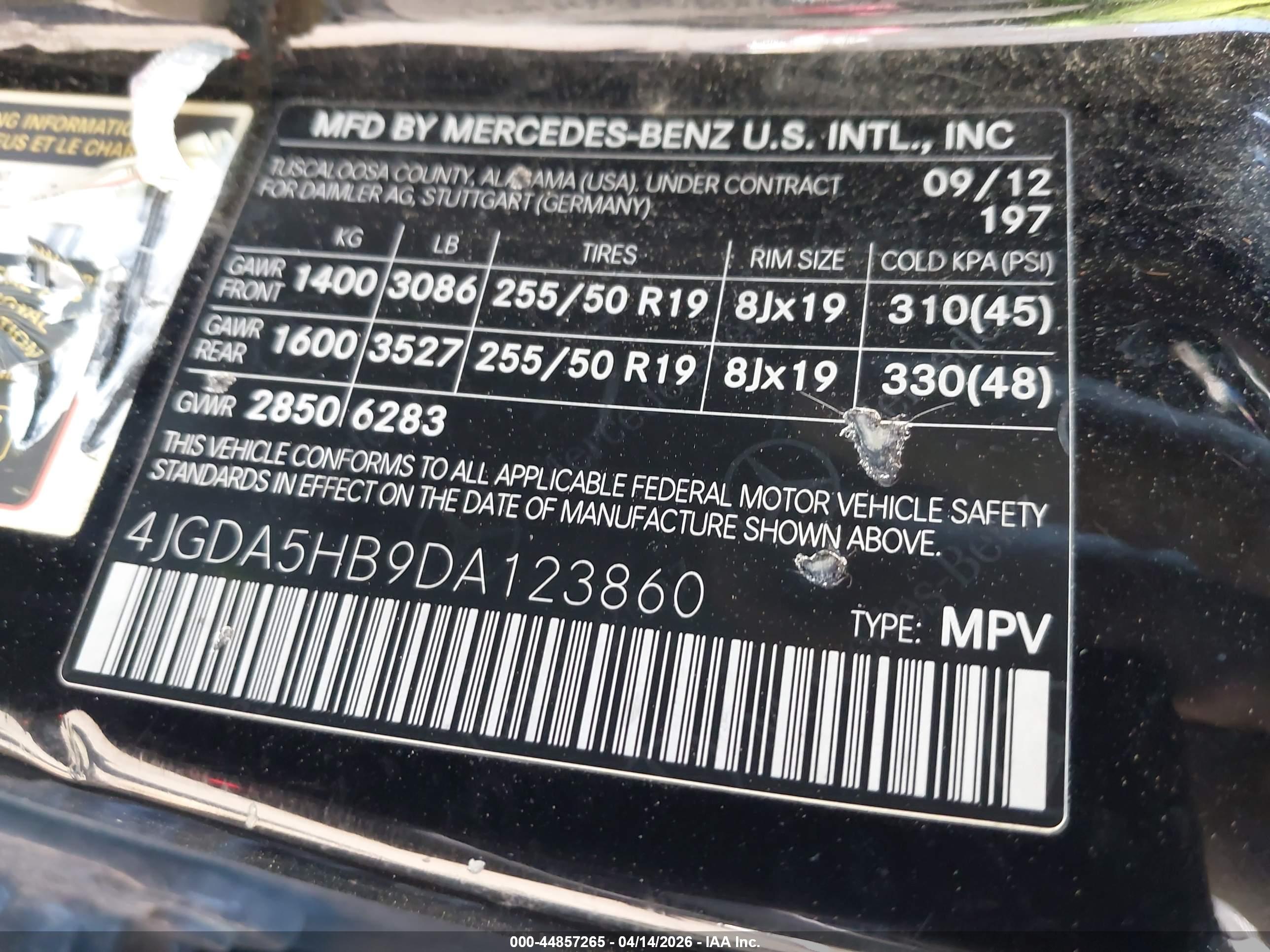 MERCEDES-BENZ ML image 9