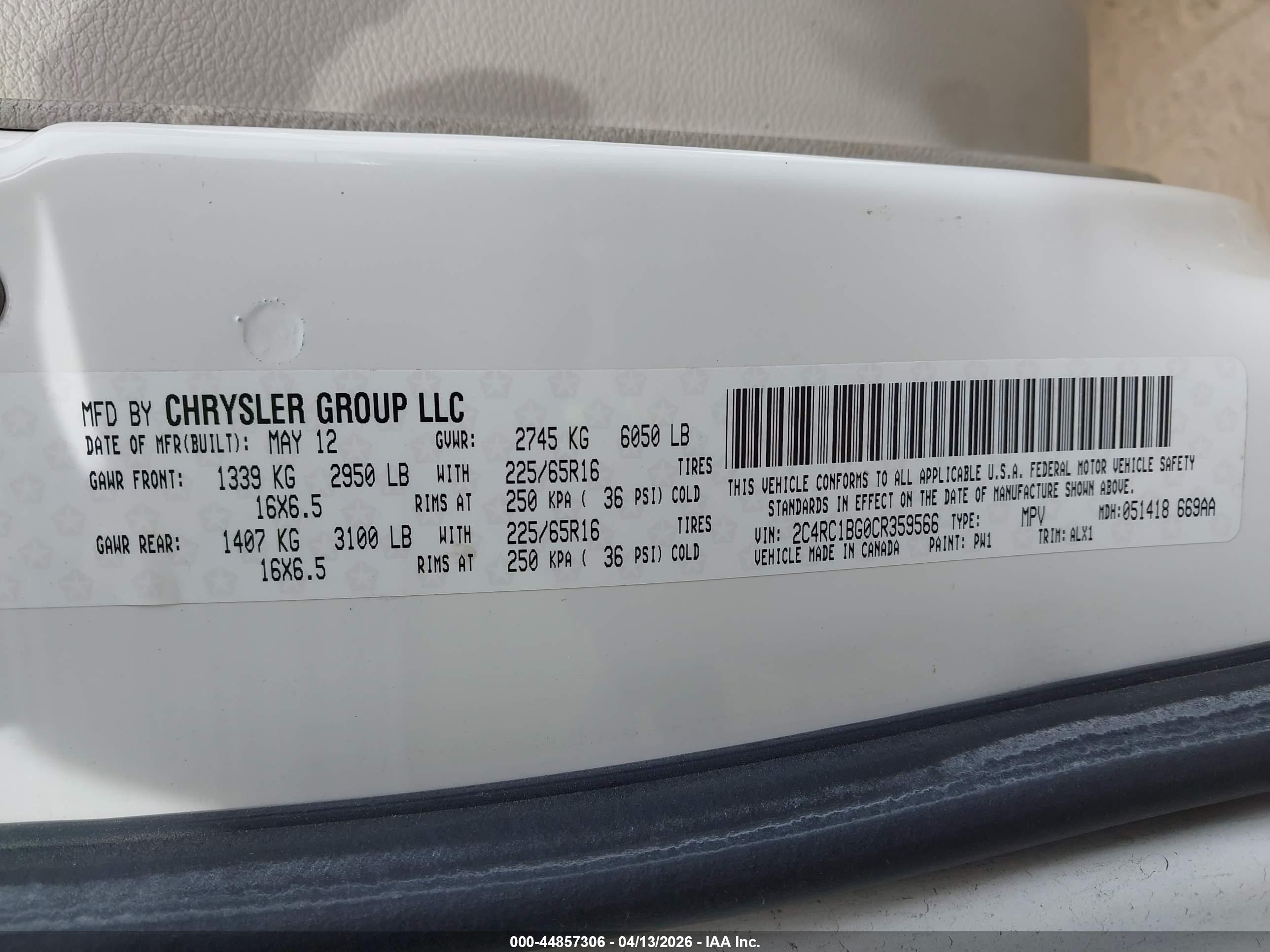 CHRYSLER TOWN image 9