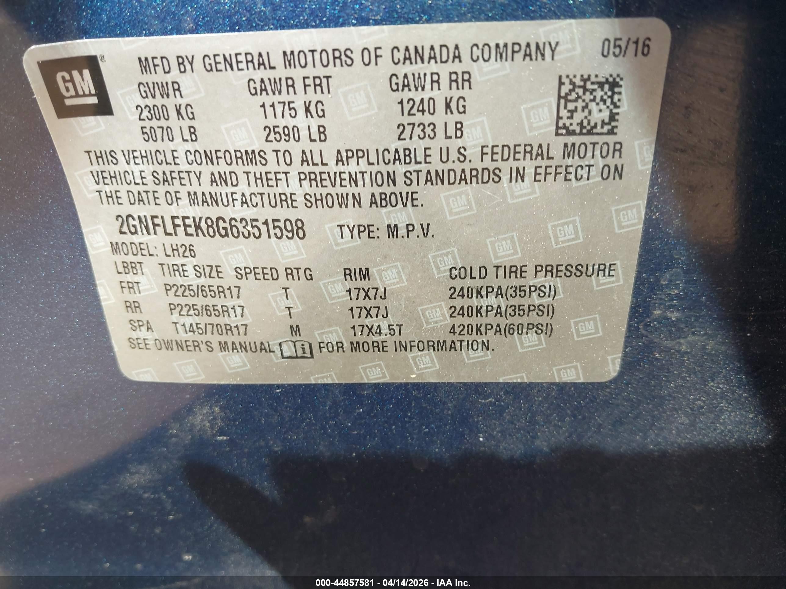CHEVROLET EQUINOX image 9