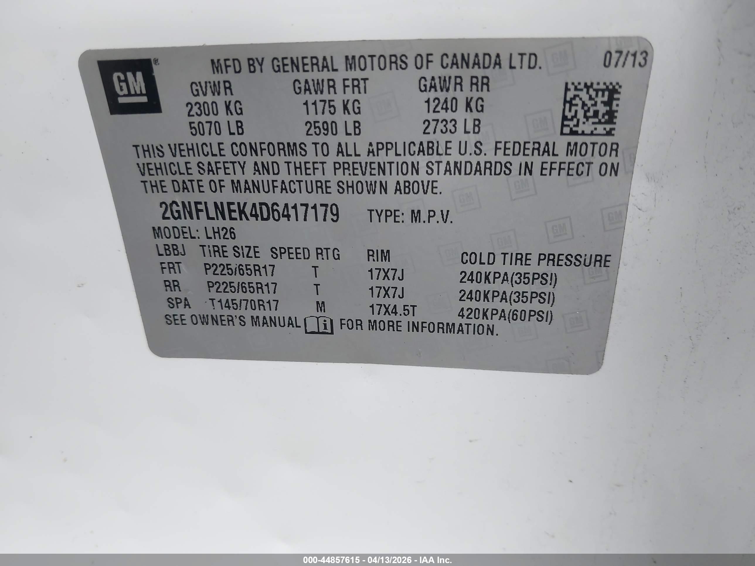 CHEVROLET EQUINOX image 9
