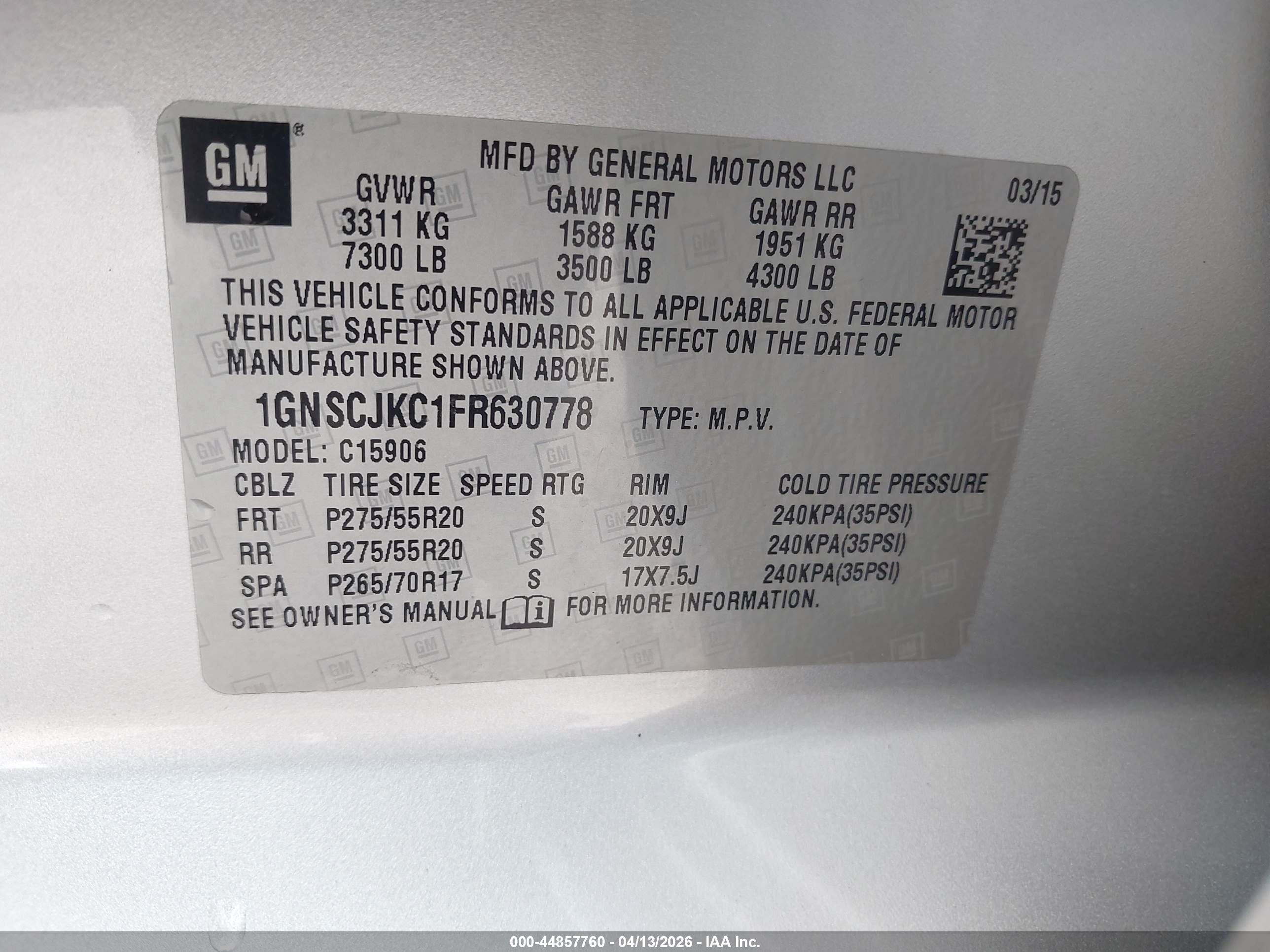 CHEVROLET SUBURBAN image 9