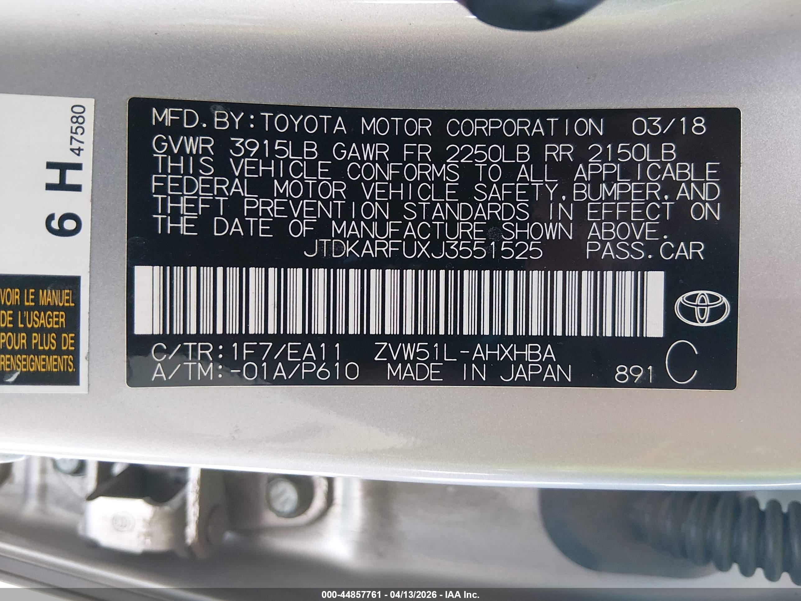 TOYOTA PRIUS image 9