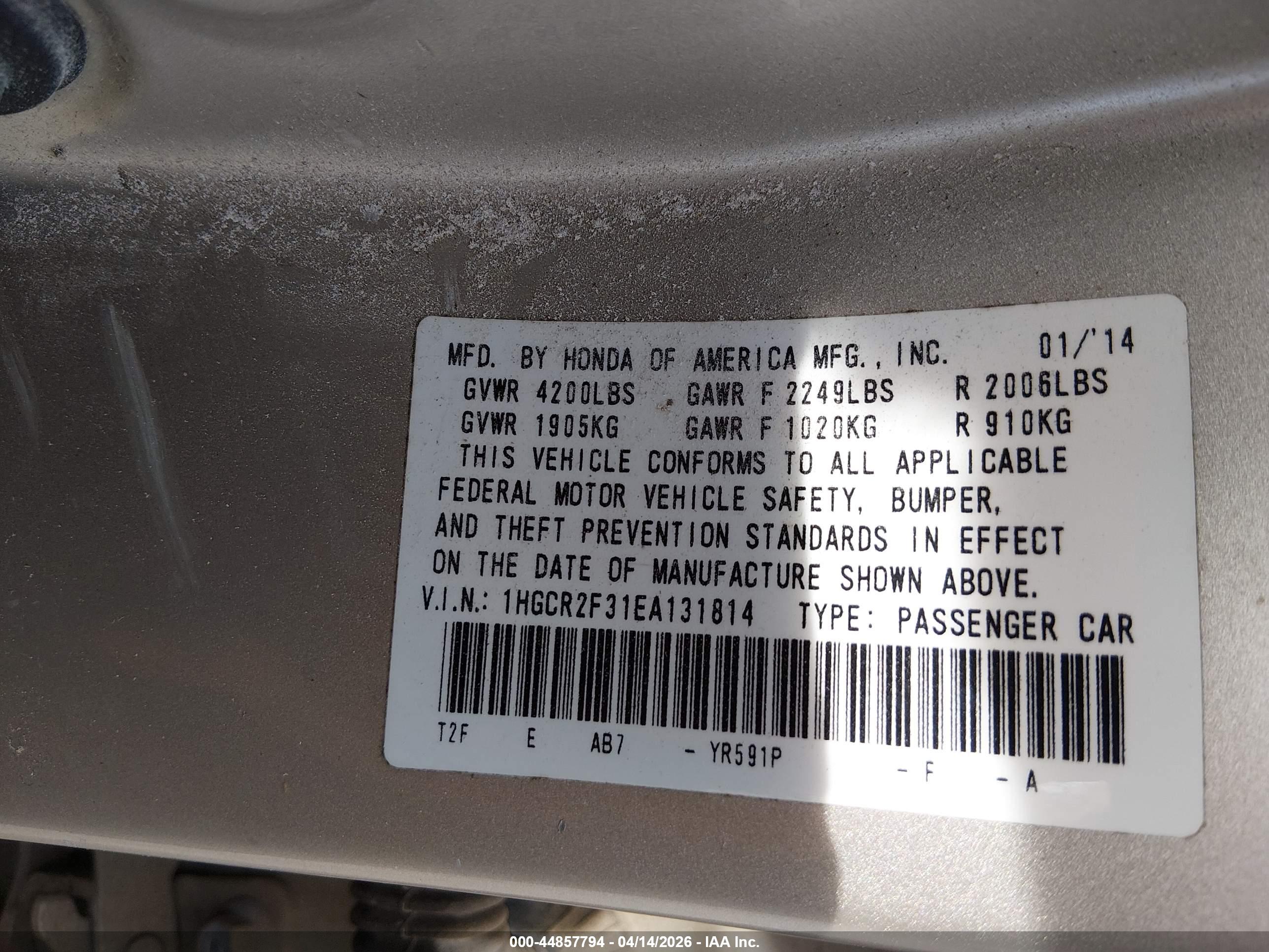 HONDA ACCORD image 9