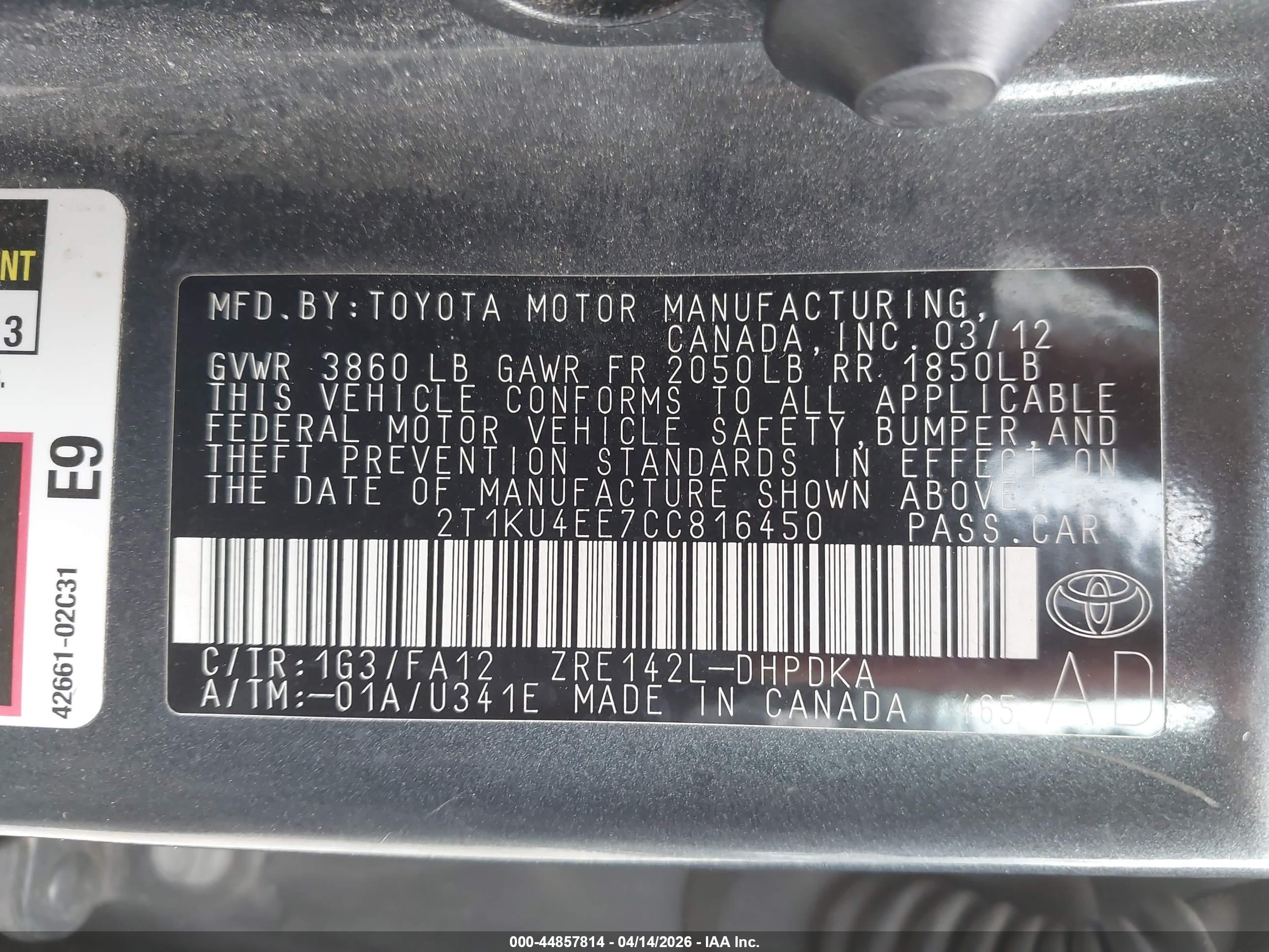 TOYOTA MATRIX image 9