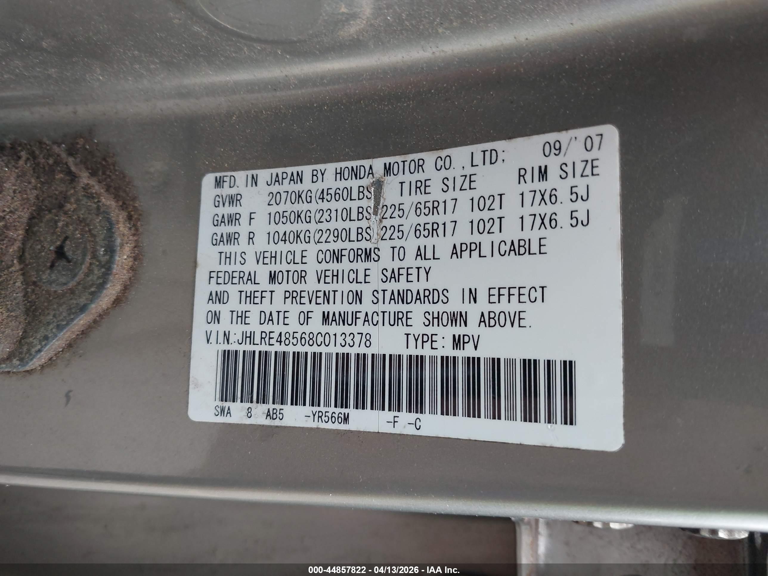 HONDA CR-V image 9