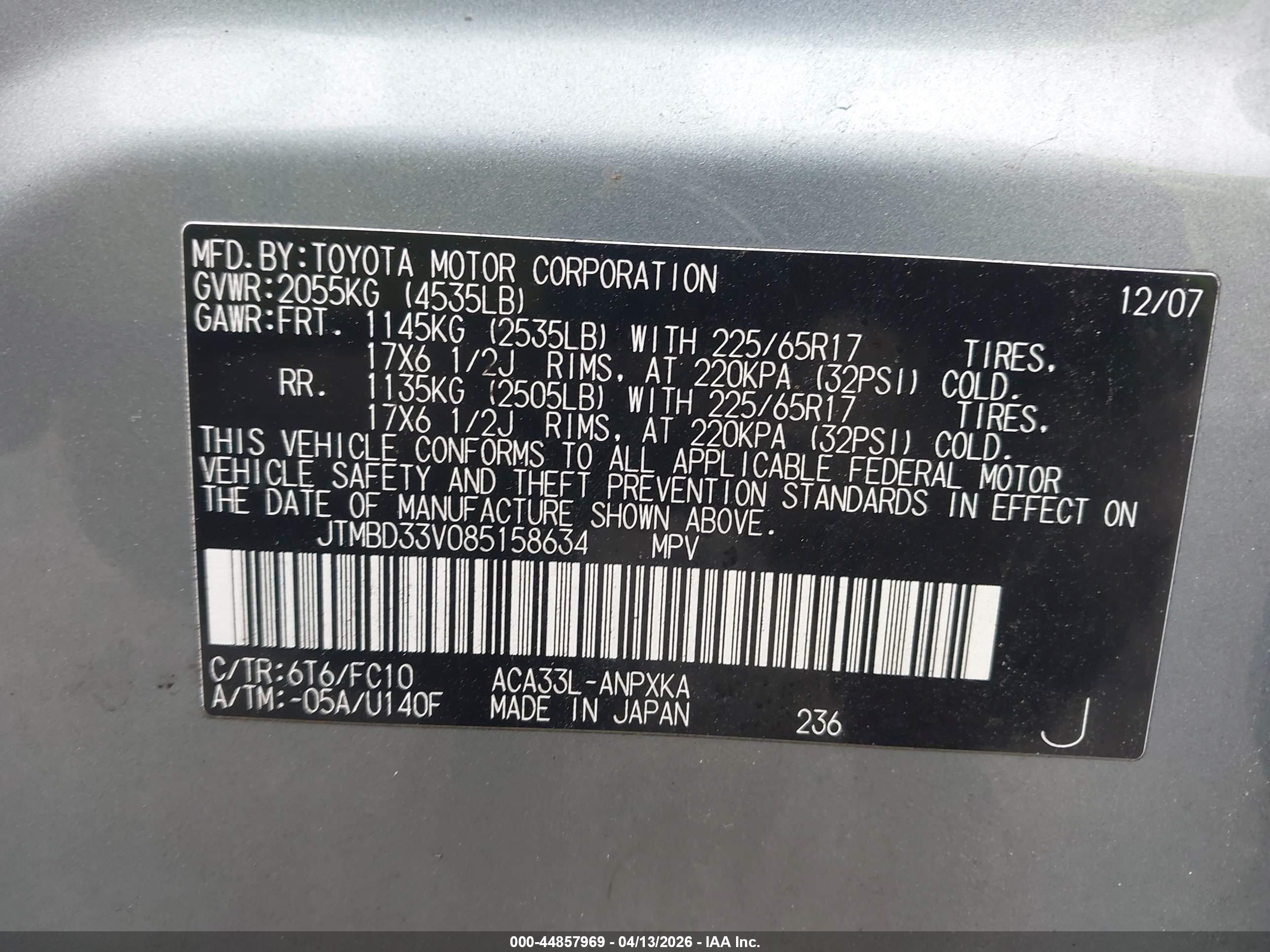 TOYOTA RAV4 image 9