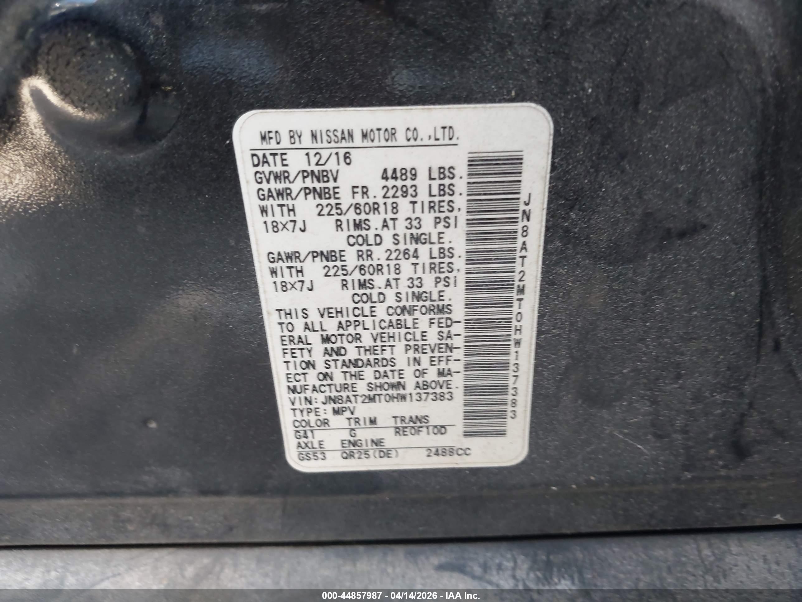 NISSAN ROGUE image 9