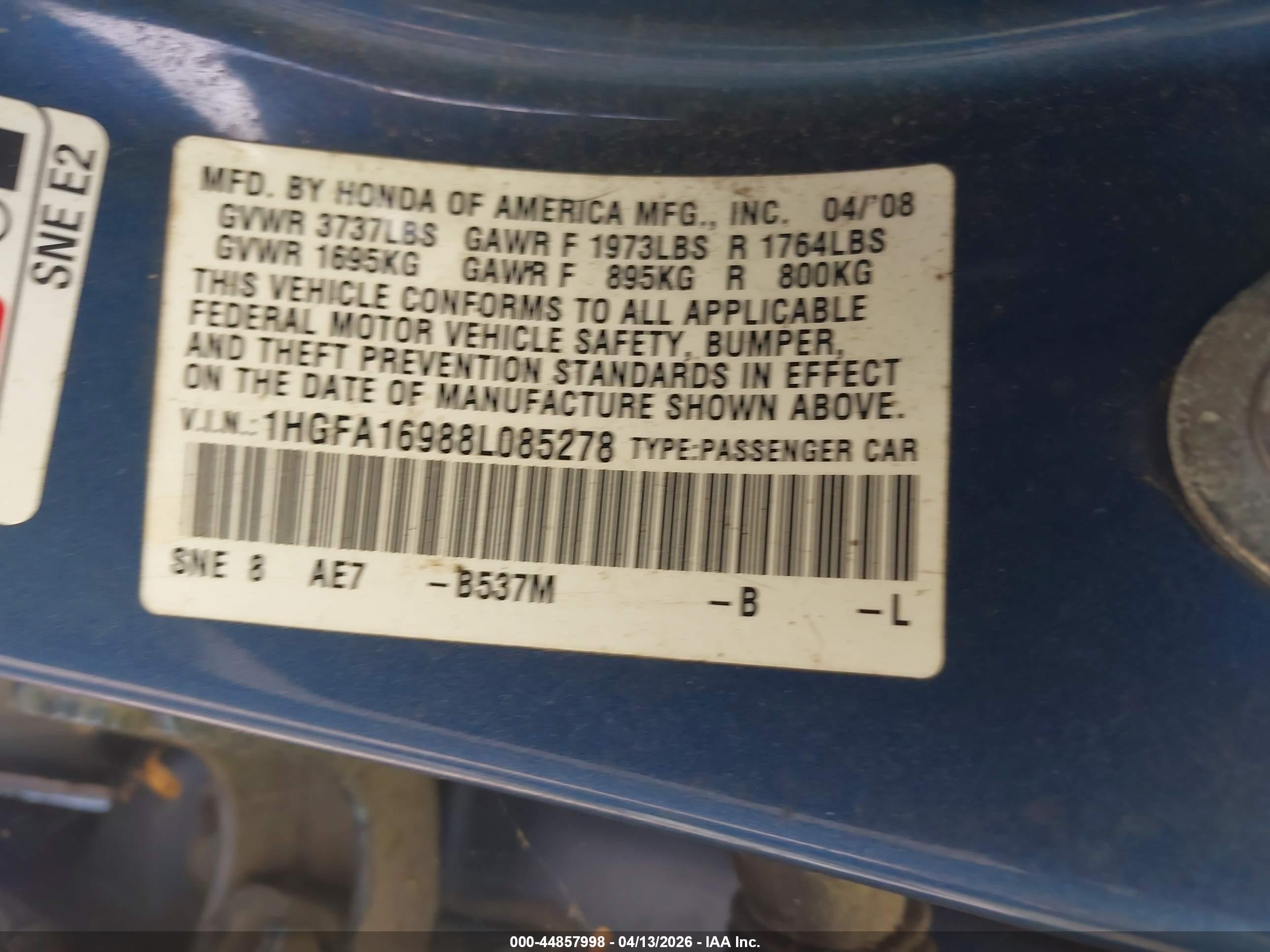 HONDA CIVIC image 9