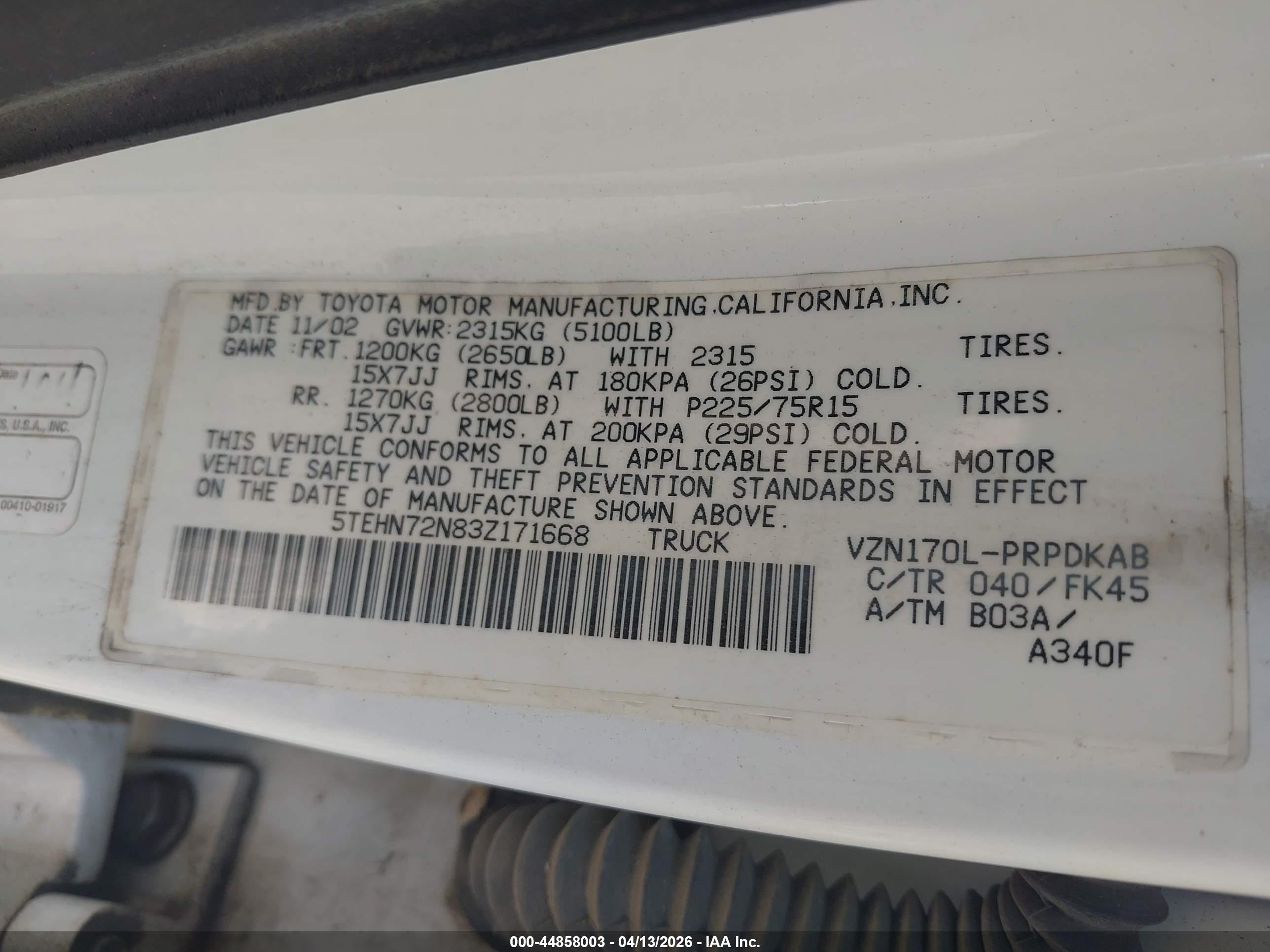 TOYOTA TACOMA image 9