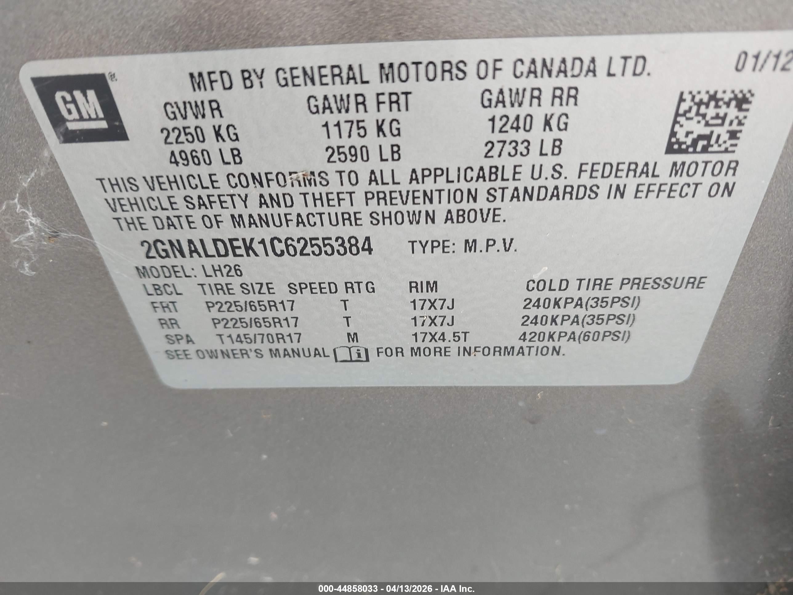 CHEVROLET EQUINOX image 9