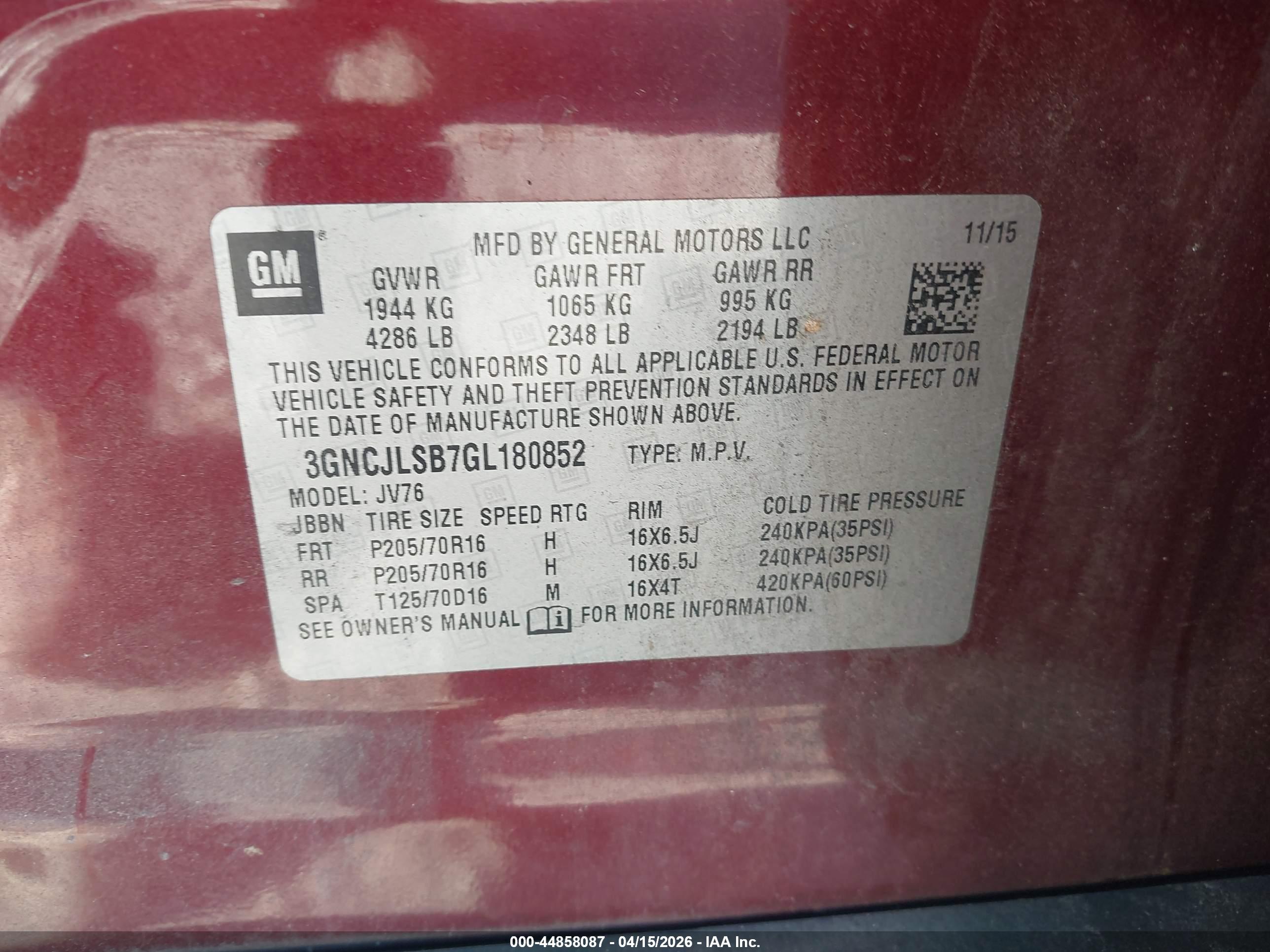 CHEVROLET TRAX image 9