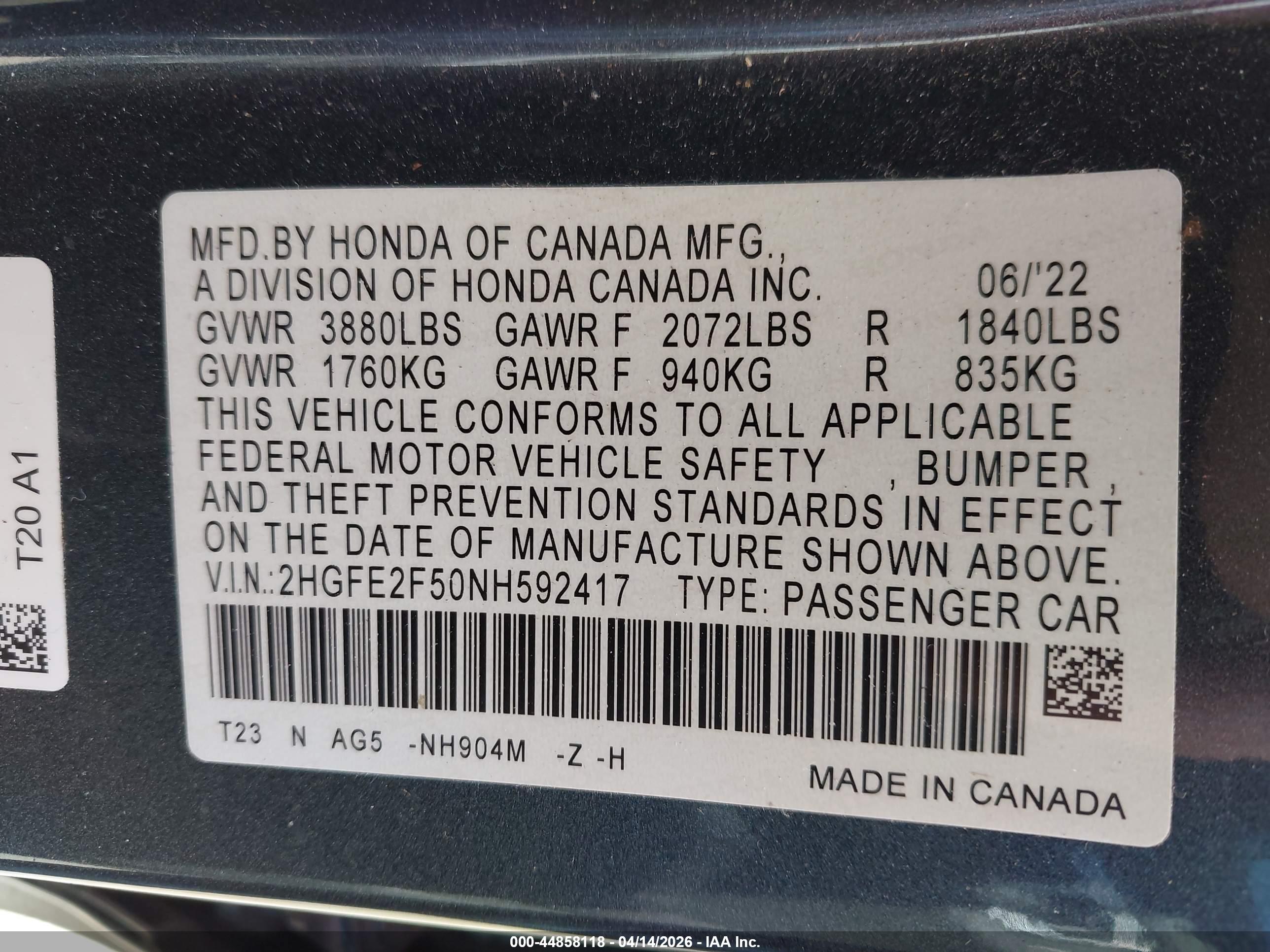 HONDA CIVIC image 9