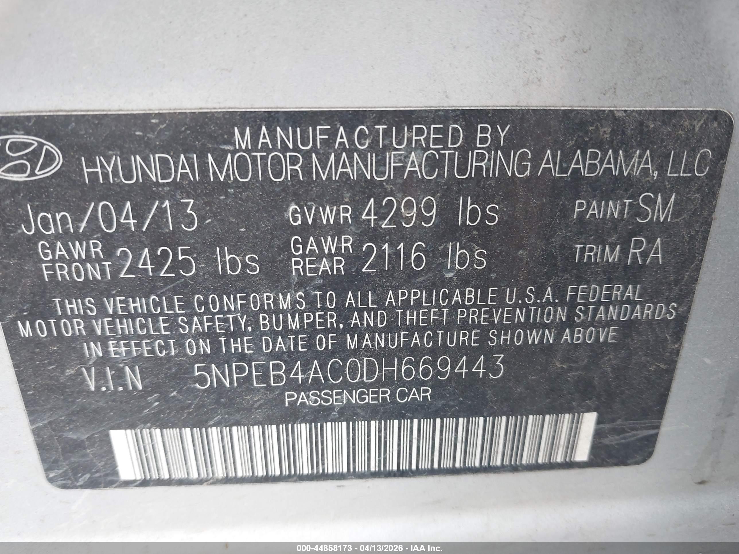 HYUNDAI SONATA image 9