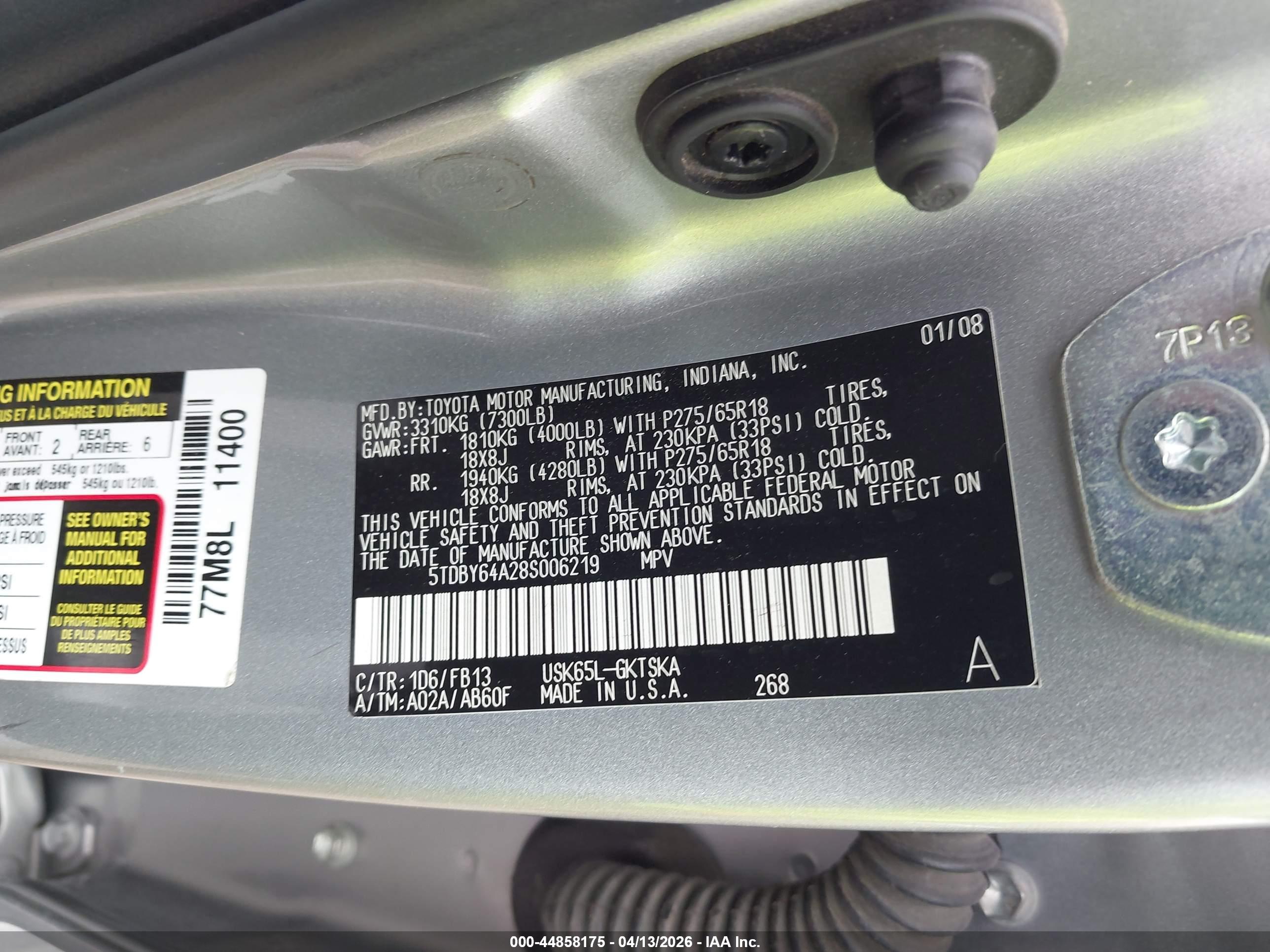 TOYOTA SEQUOIA image 9