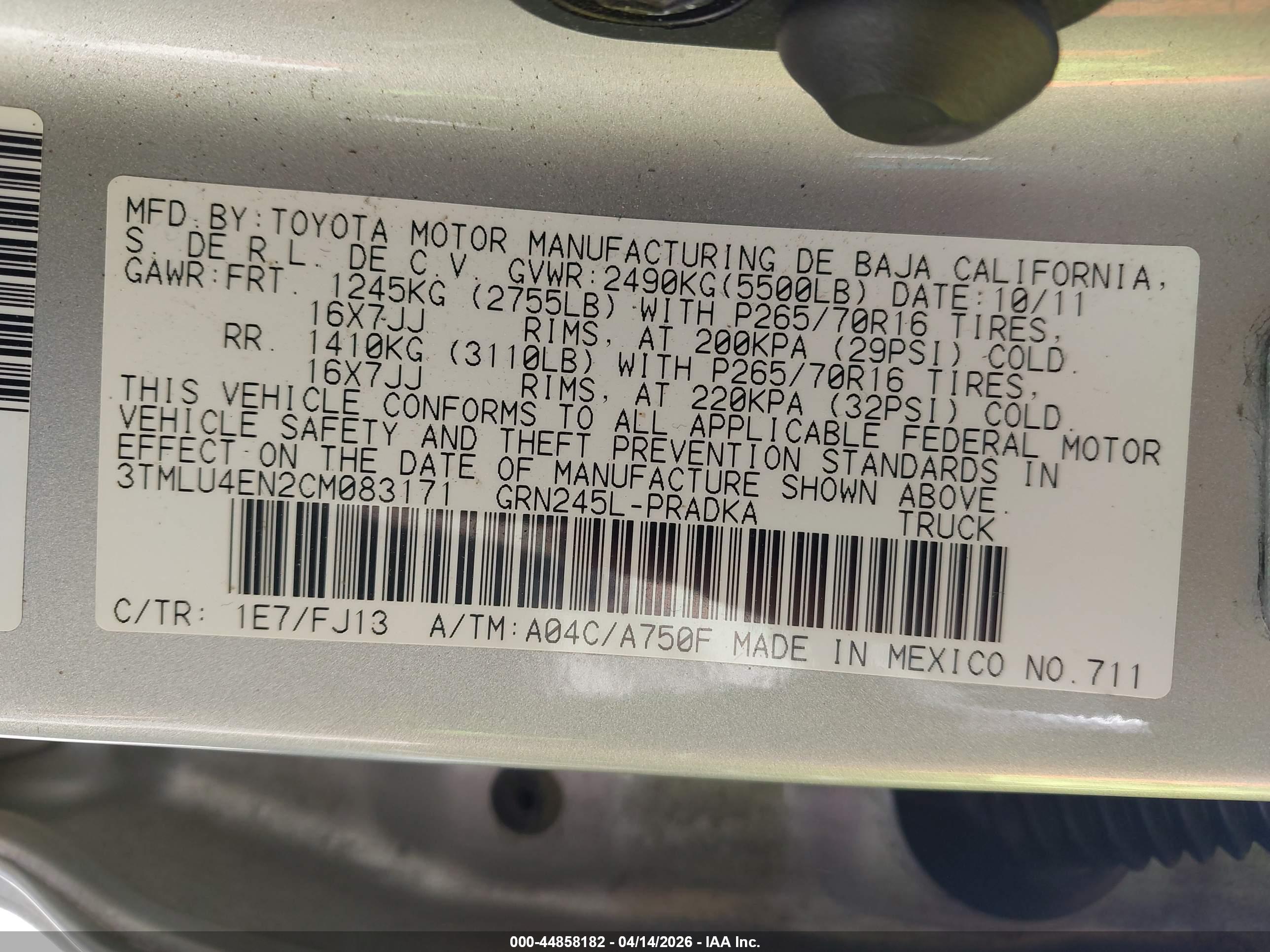 TOYOTA TACOMA image 9