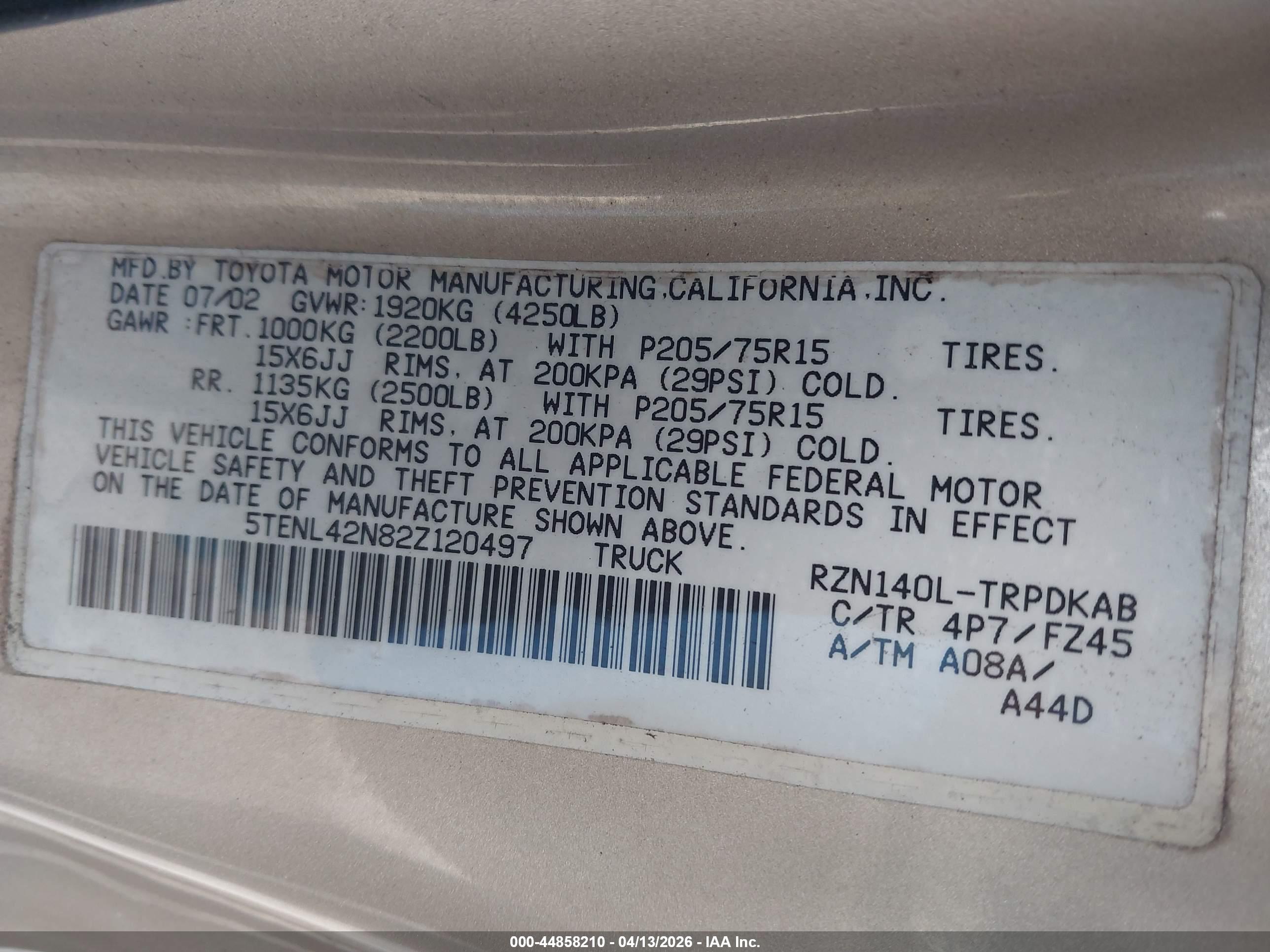 TOYOTA TACOMA image 9