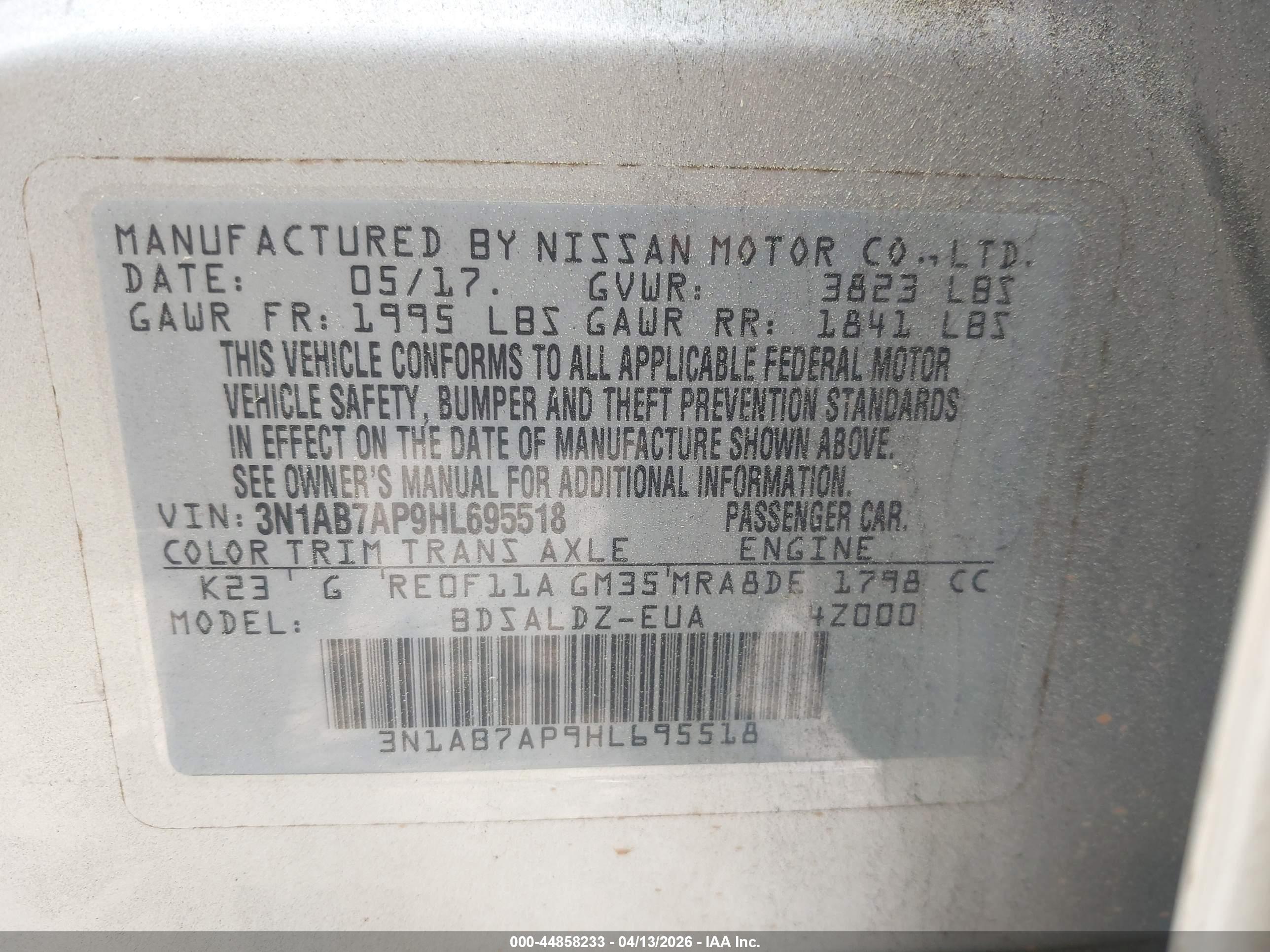 NISSAN SENTRA image 9