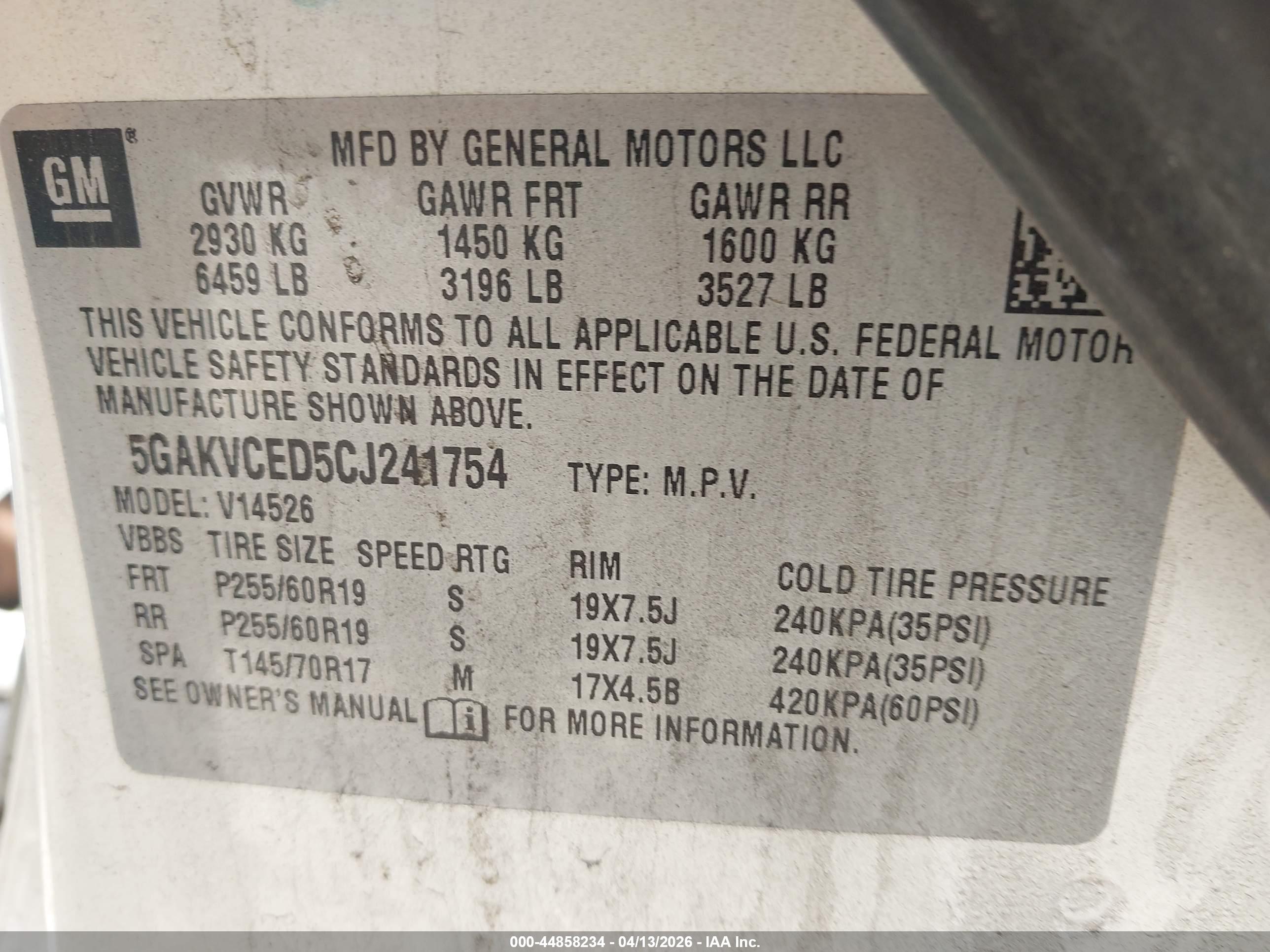 BUICK ENCLAVE image 9