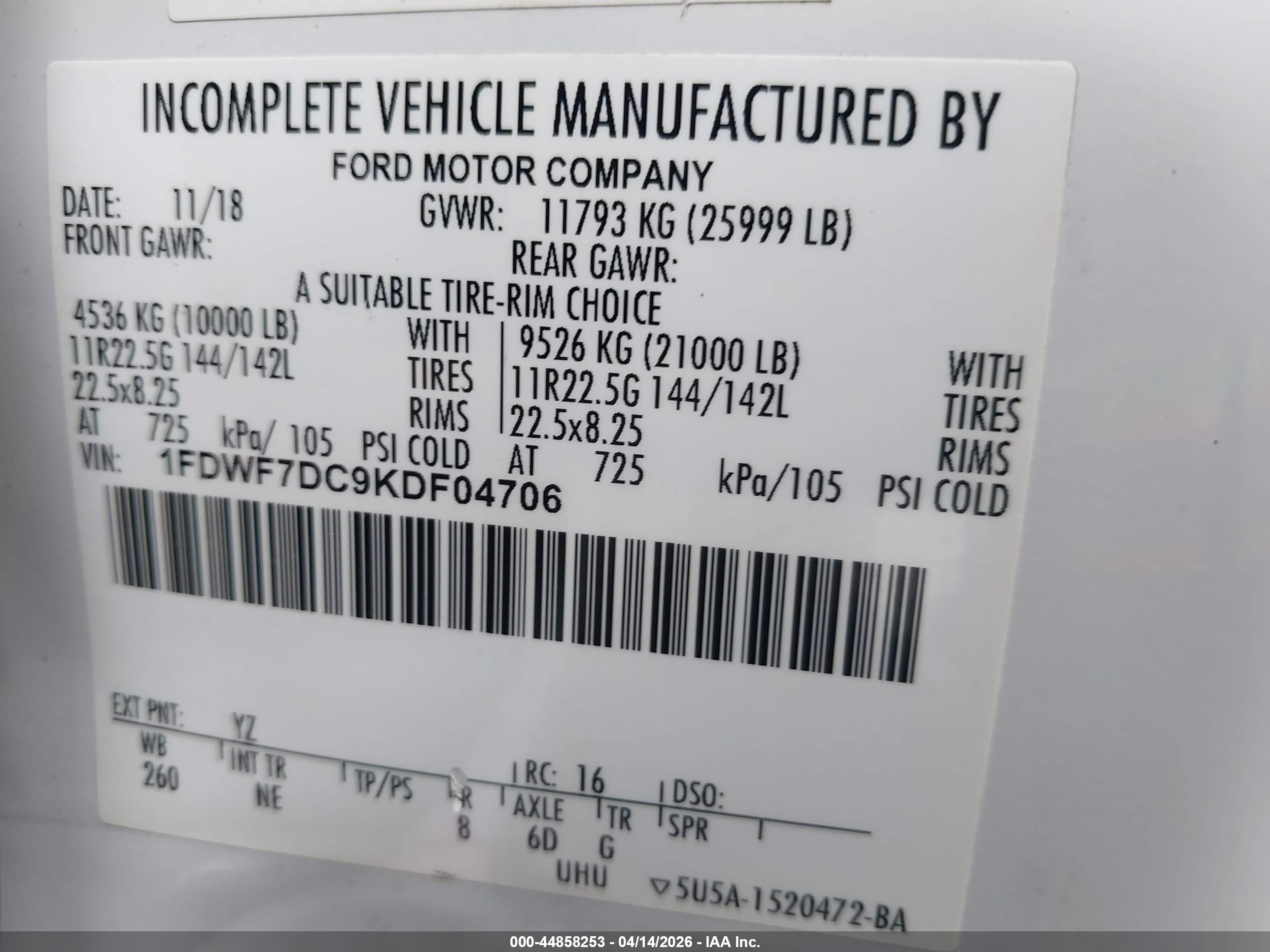 FORD F-750 image 9