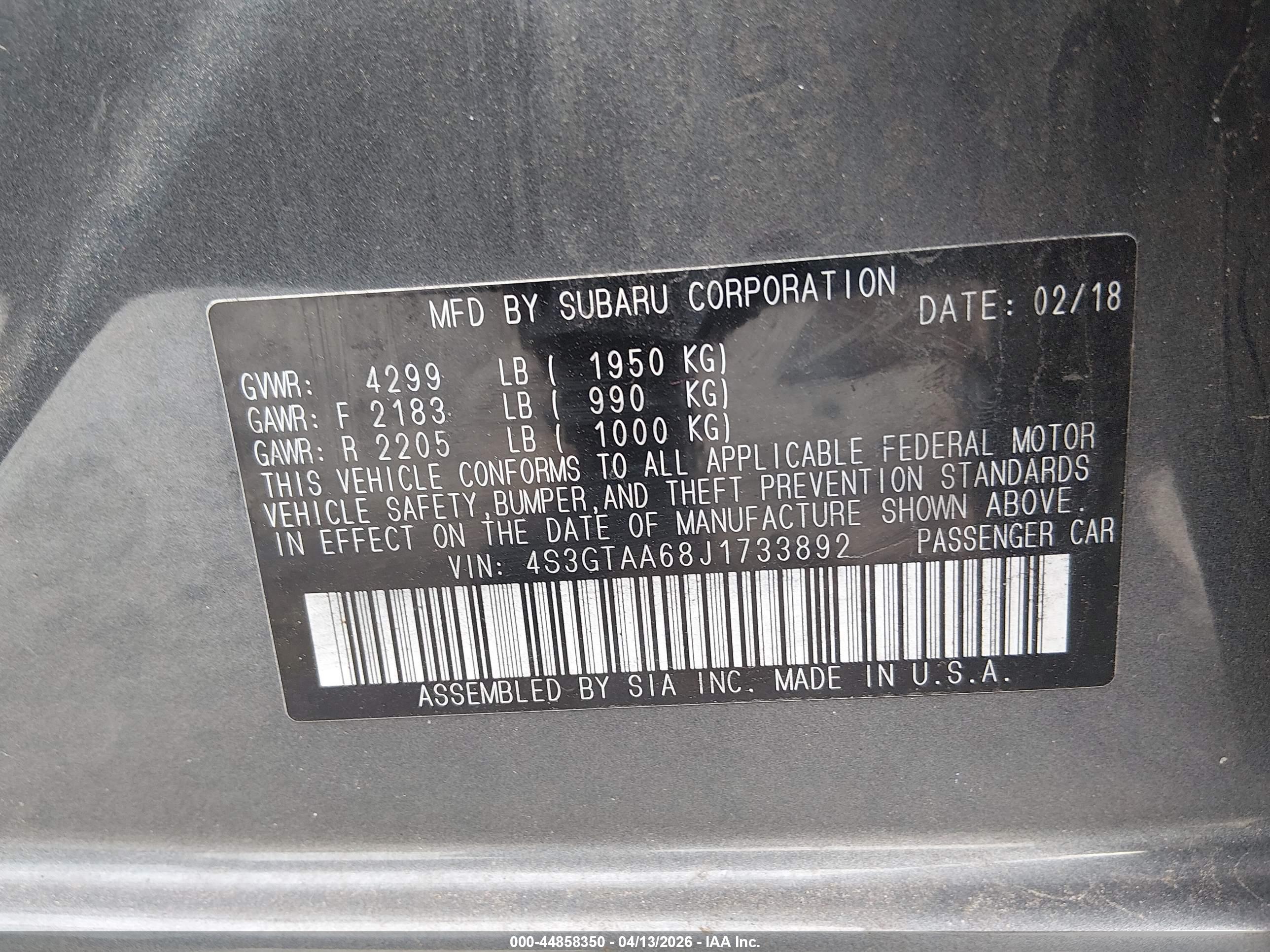SUBARU IMPREZA image 9