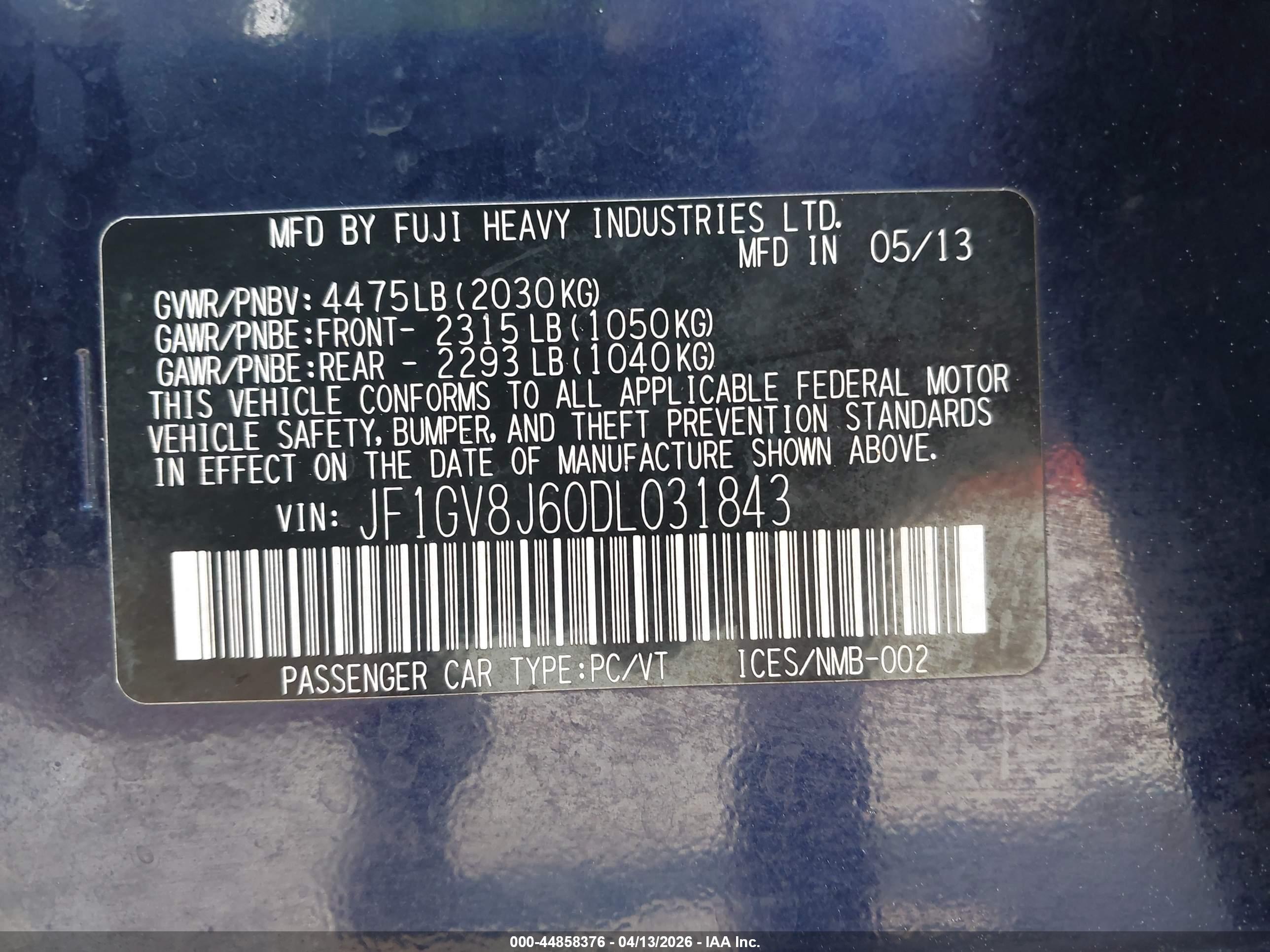 SUBARU IMPREZA image 9