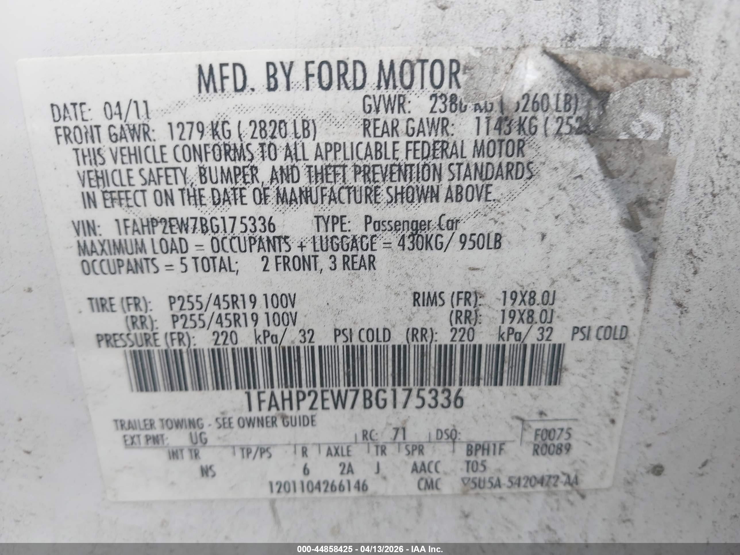 FORD TAURUS image 9