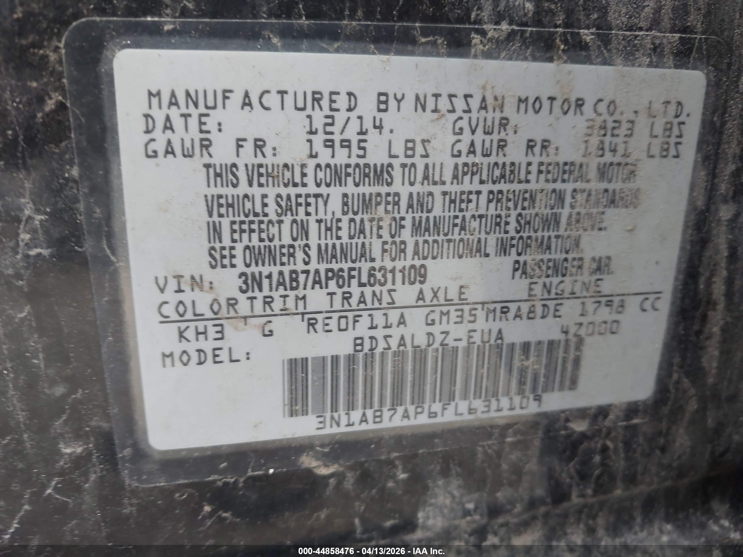 NISSAN SENTRA image 9