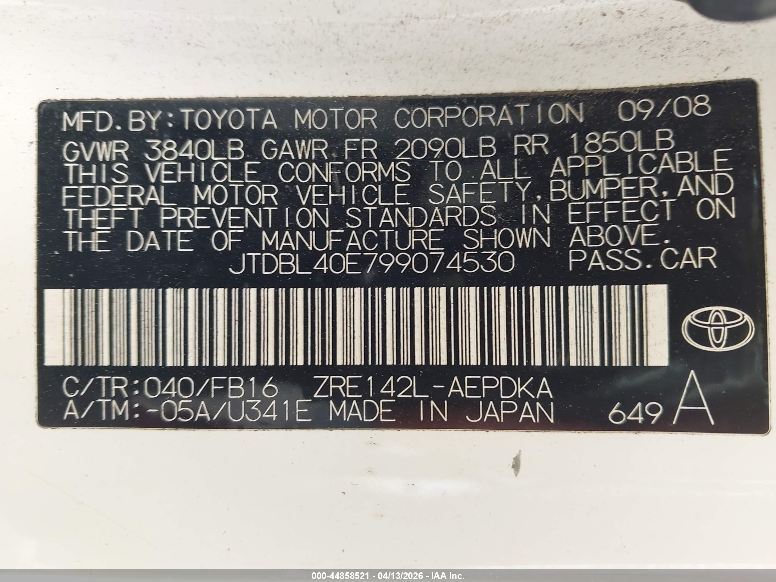 TOYOTA COROLLA image 9