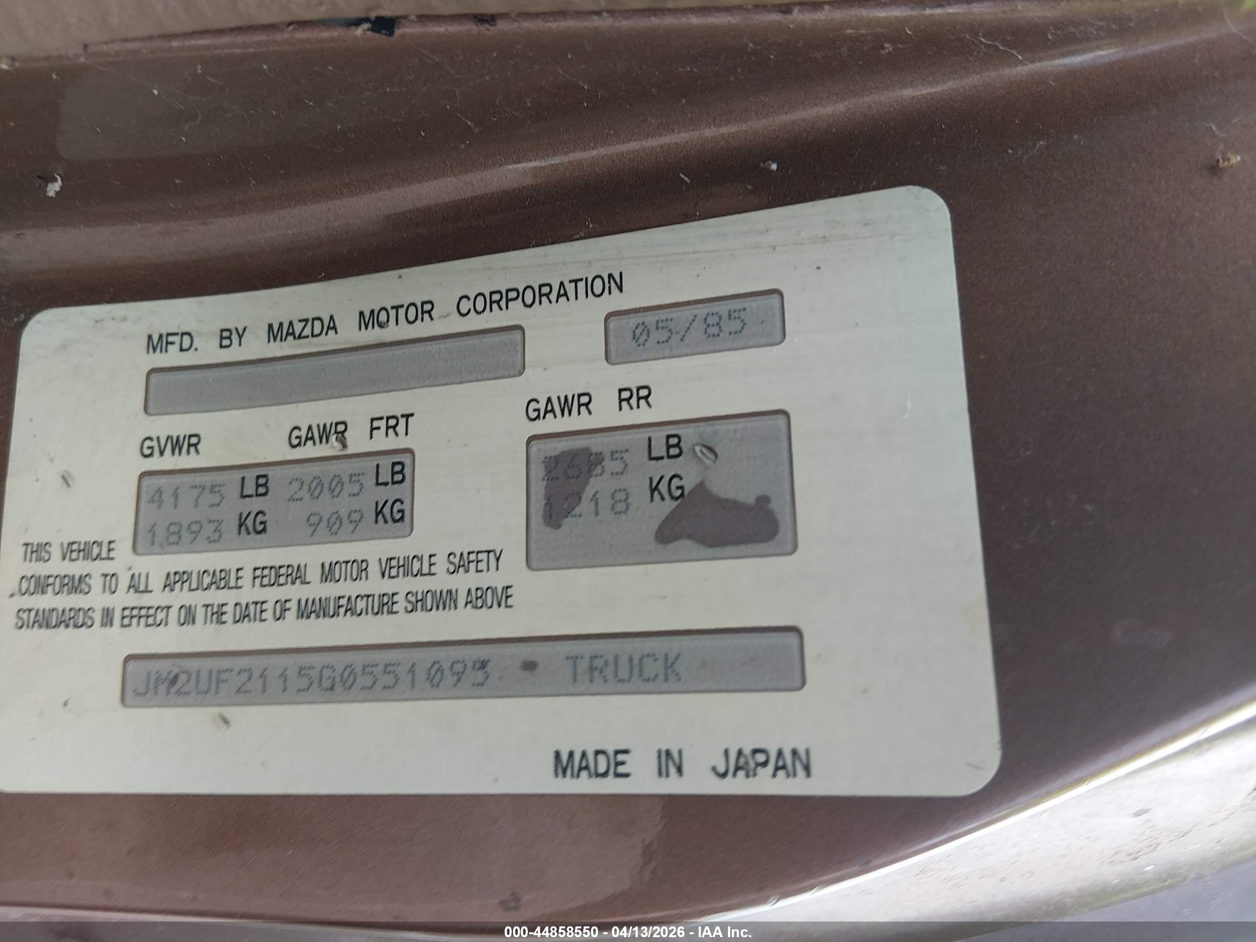 MAZDA B2000 image 9