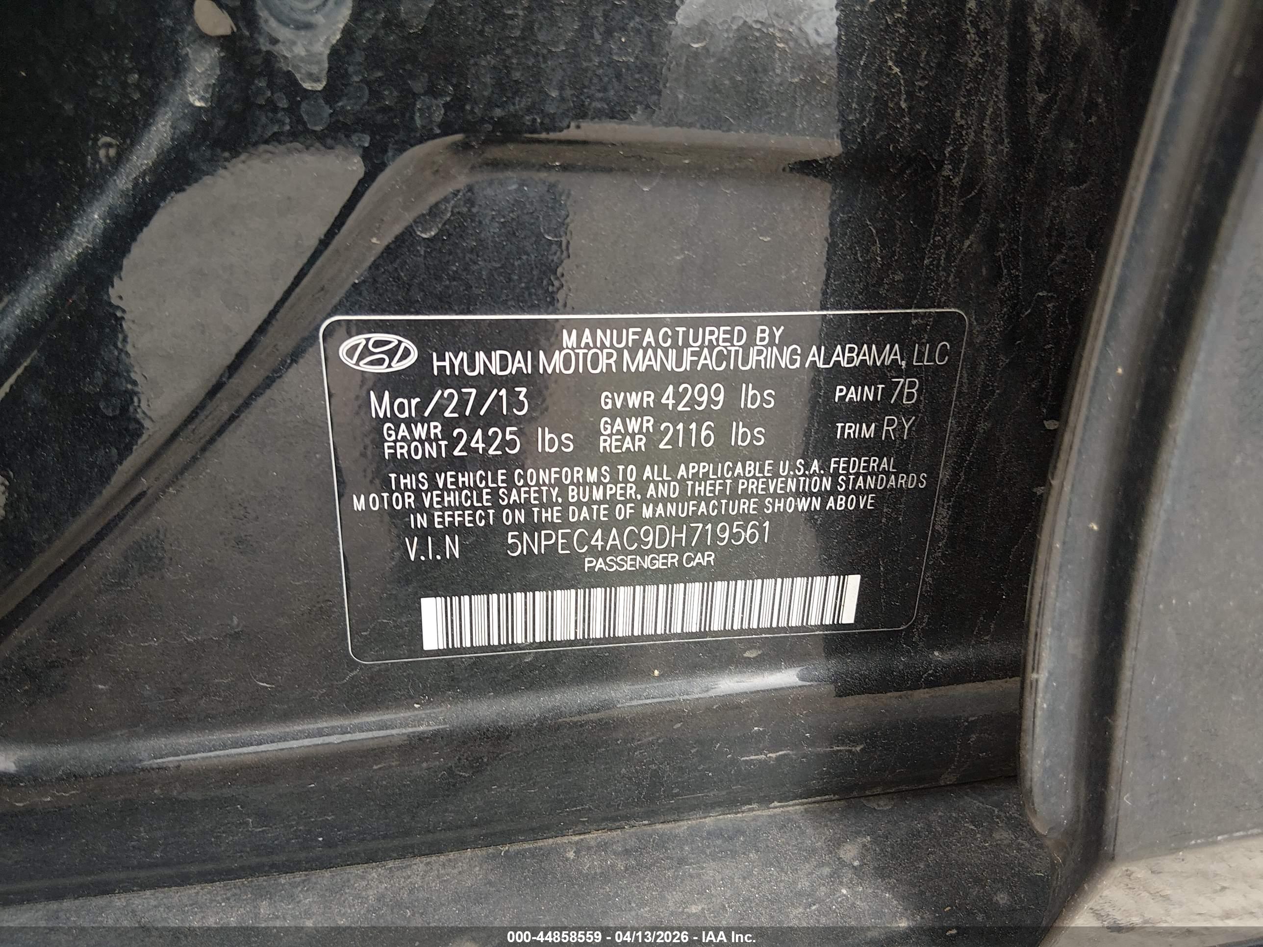 HYUNDAI SONATA image 9
