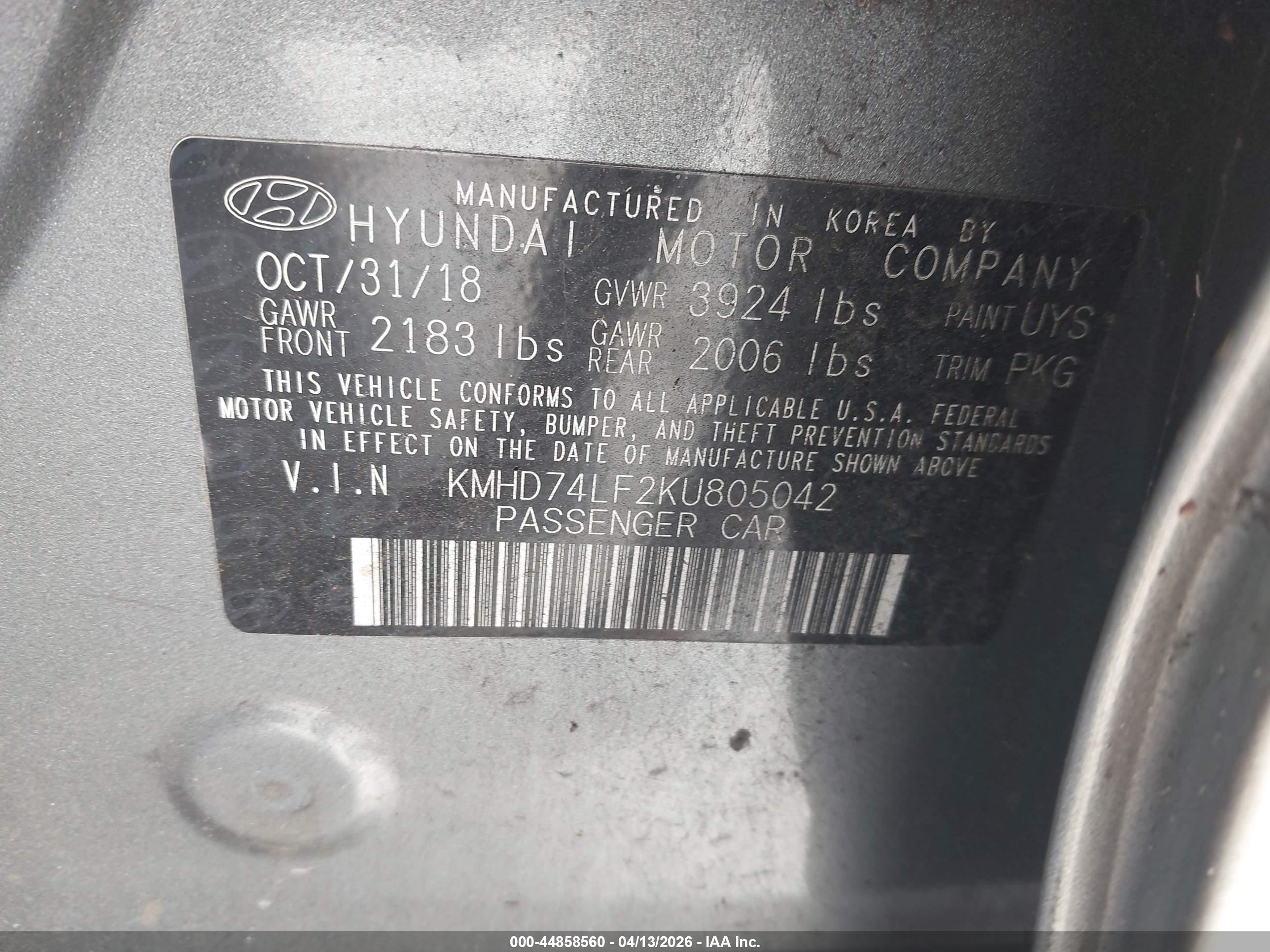 HYUNDAI ELANTRA image 9