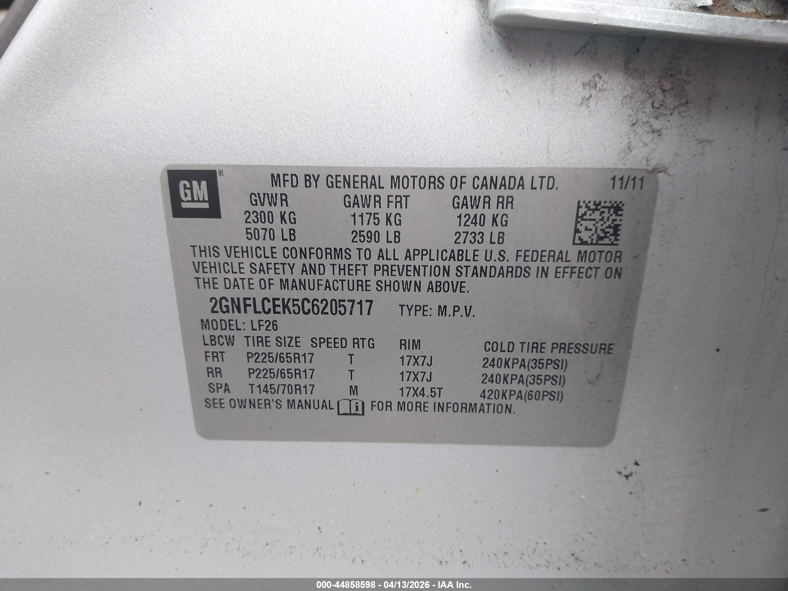 CHEVROLET EQUINOX image 9