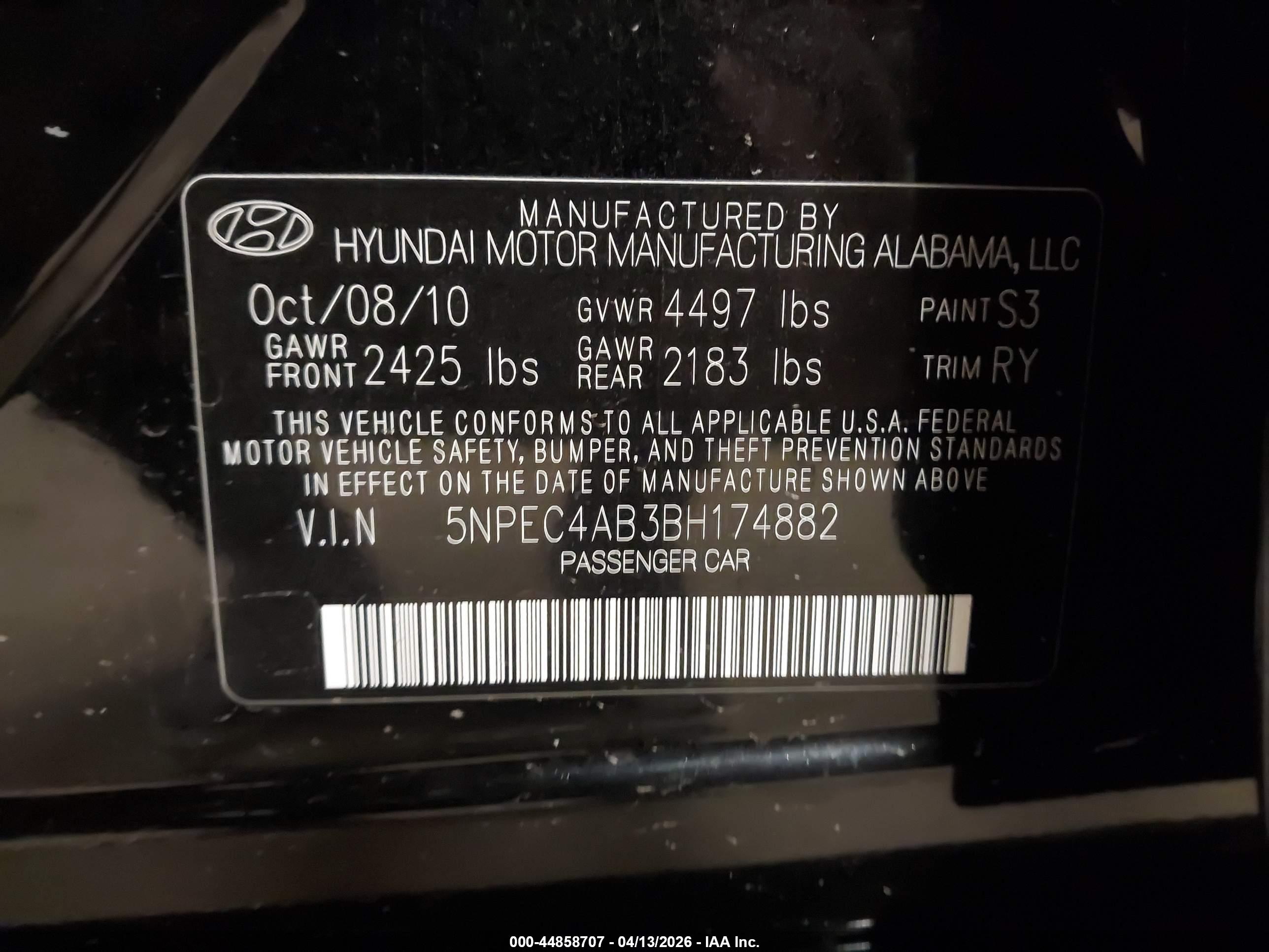 HYUNDAI SONATA image 9