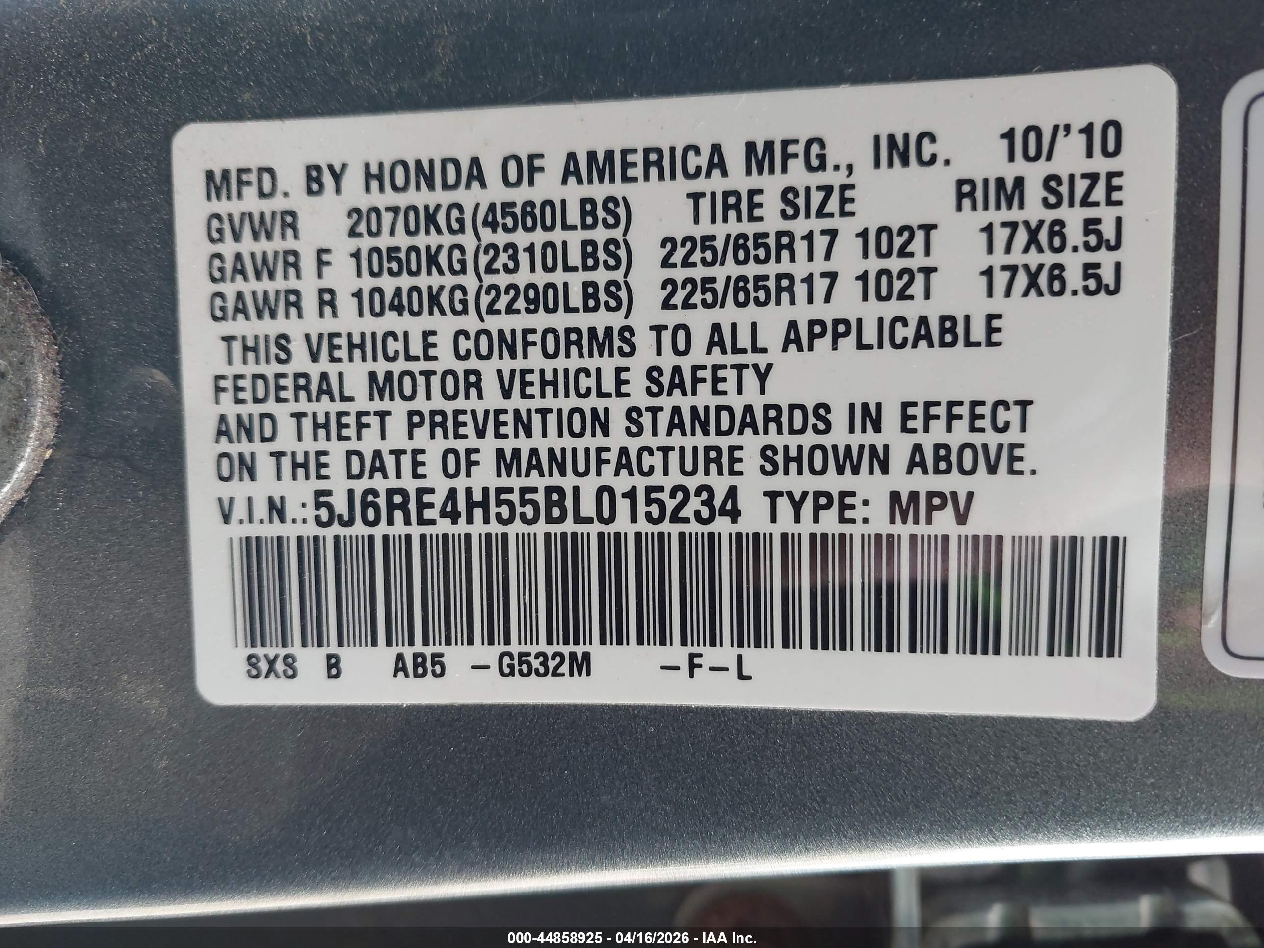HONDA CR-V image 9