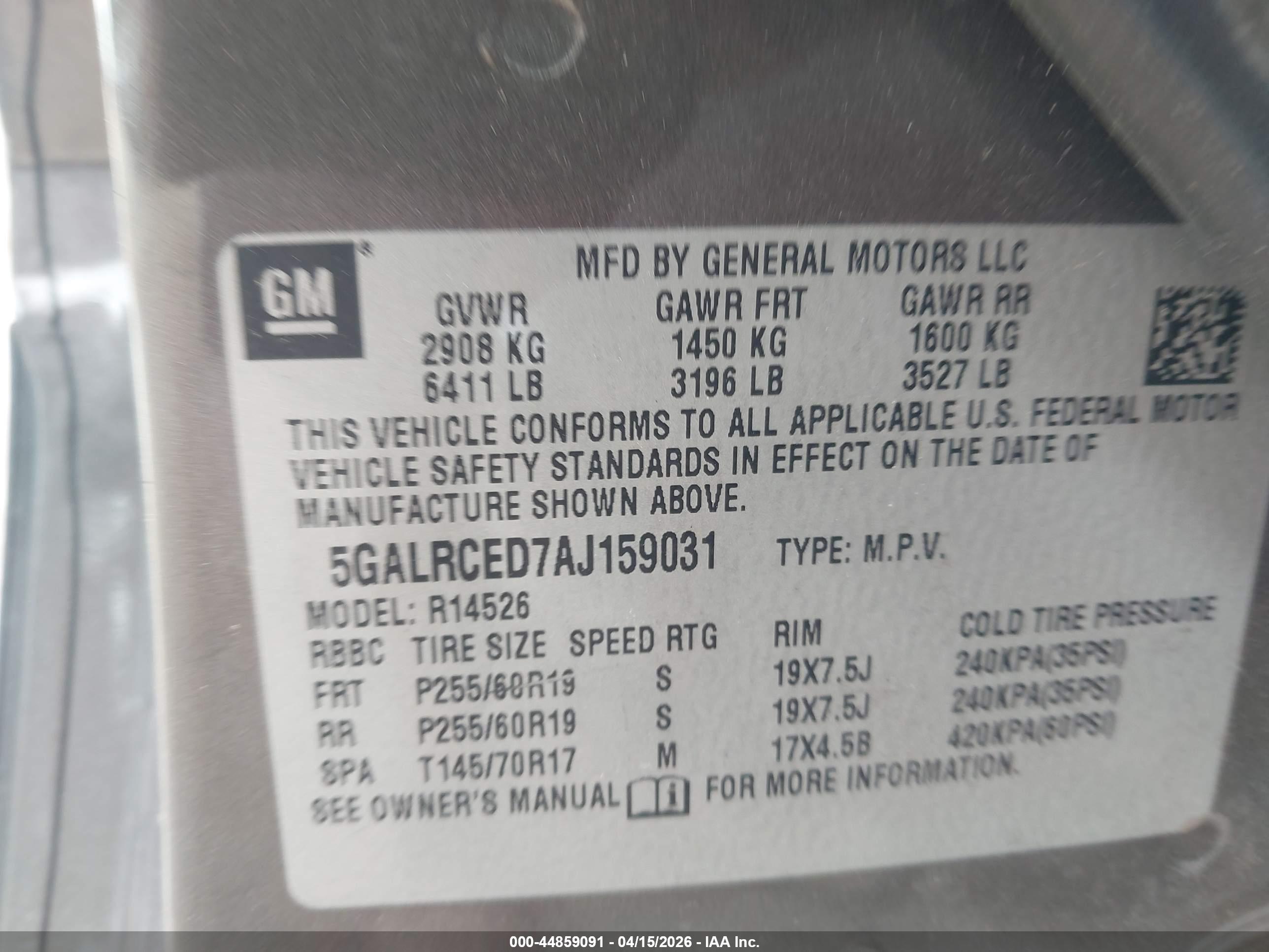 BUICK ENCLAVE image 9