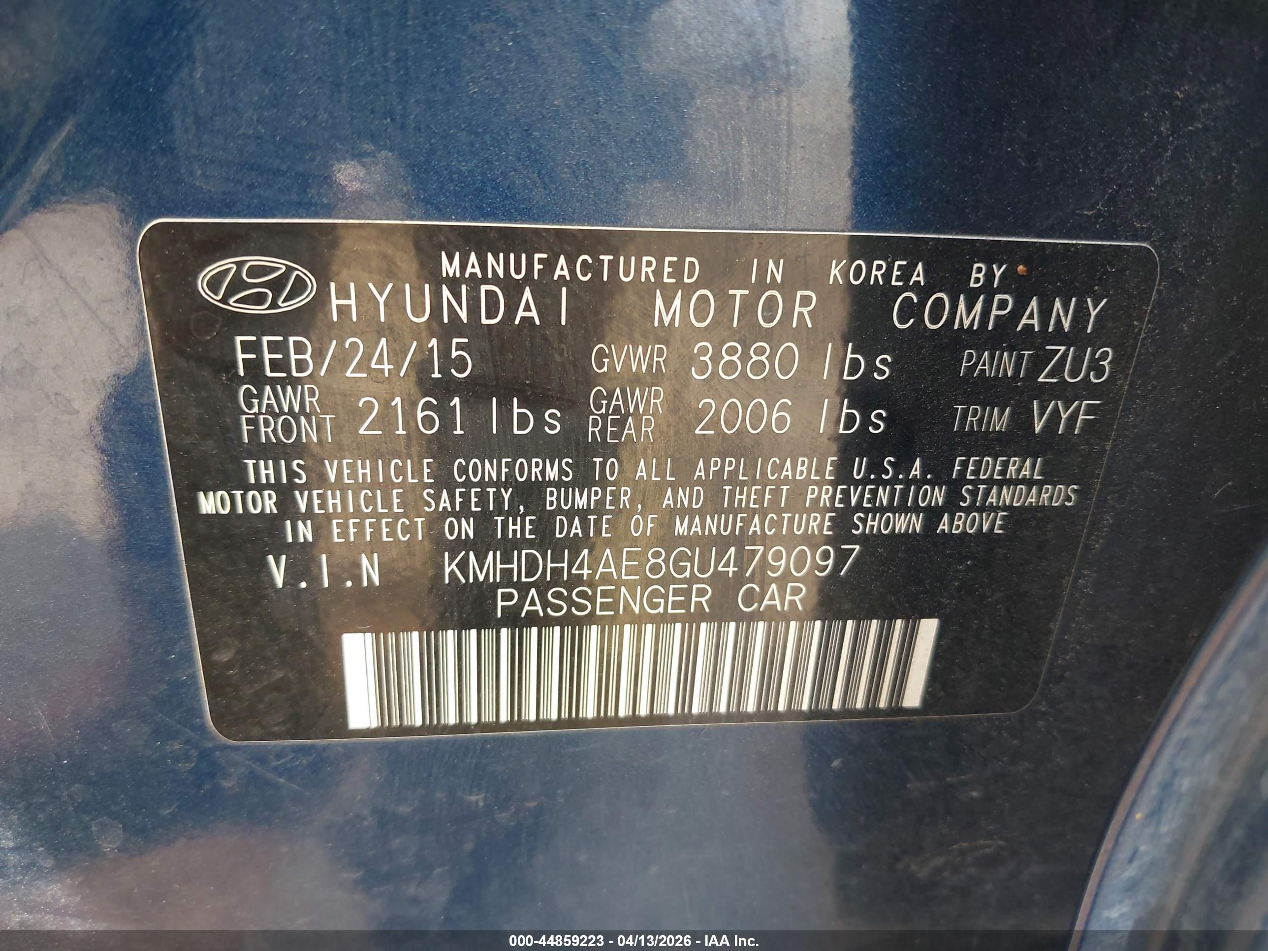 HYUNDAI ELANTRA image 9