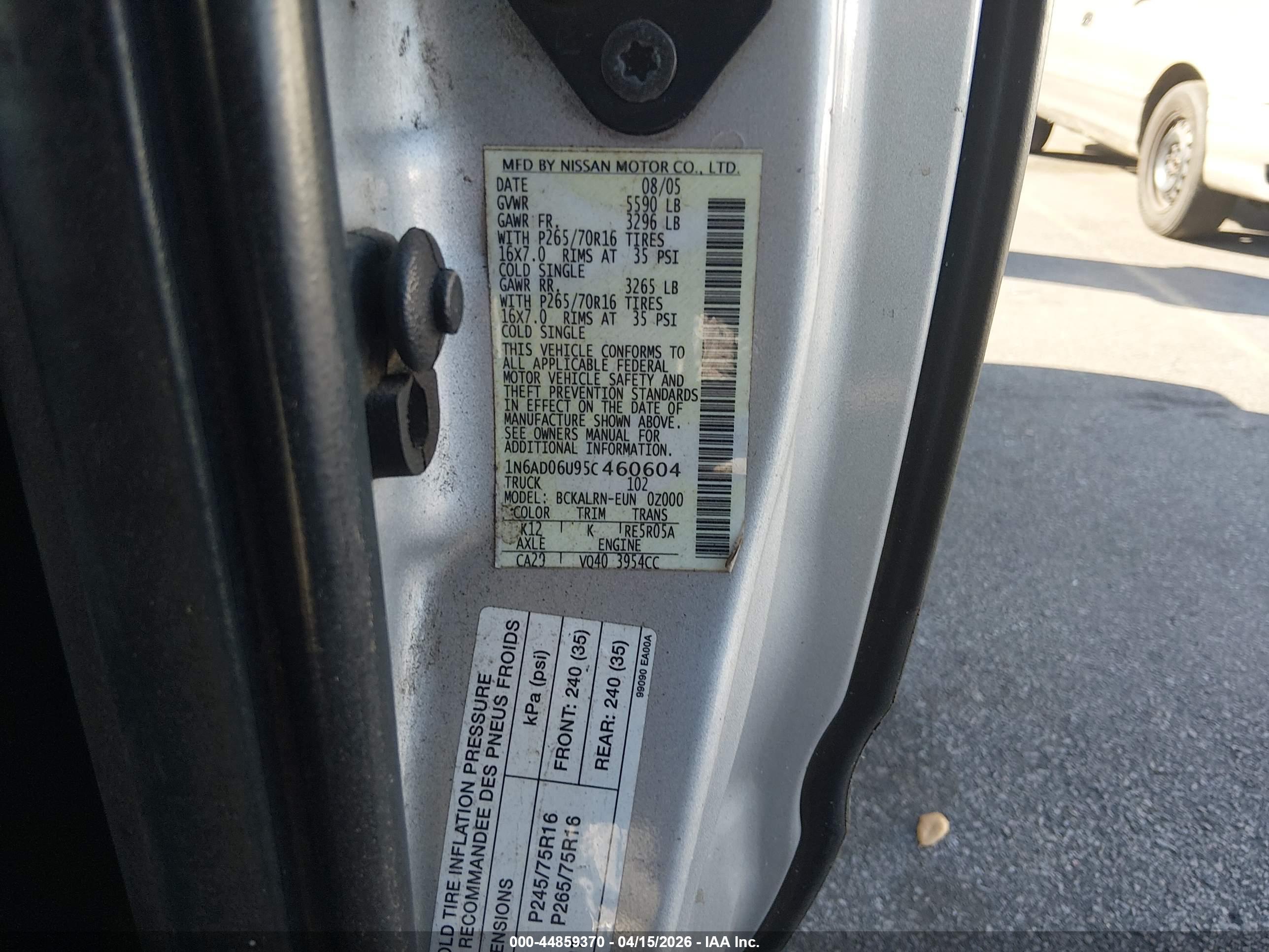 NISSAN FRONTIER image 9