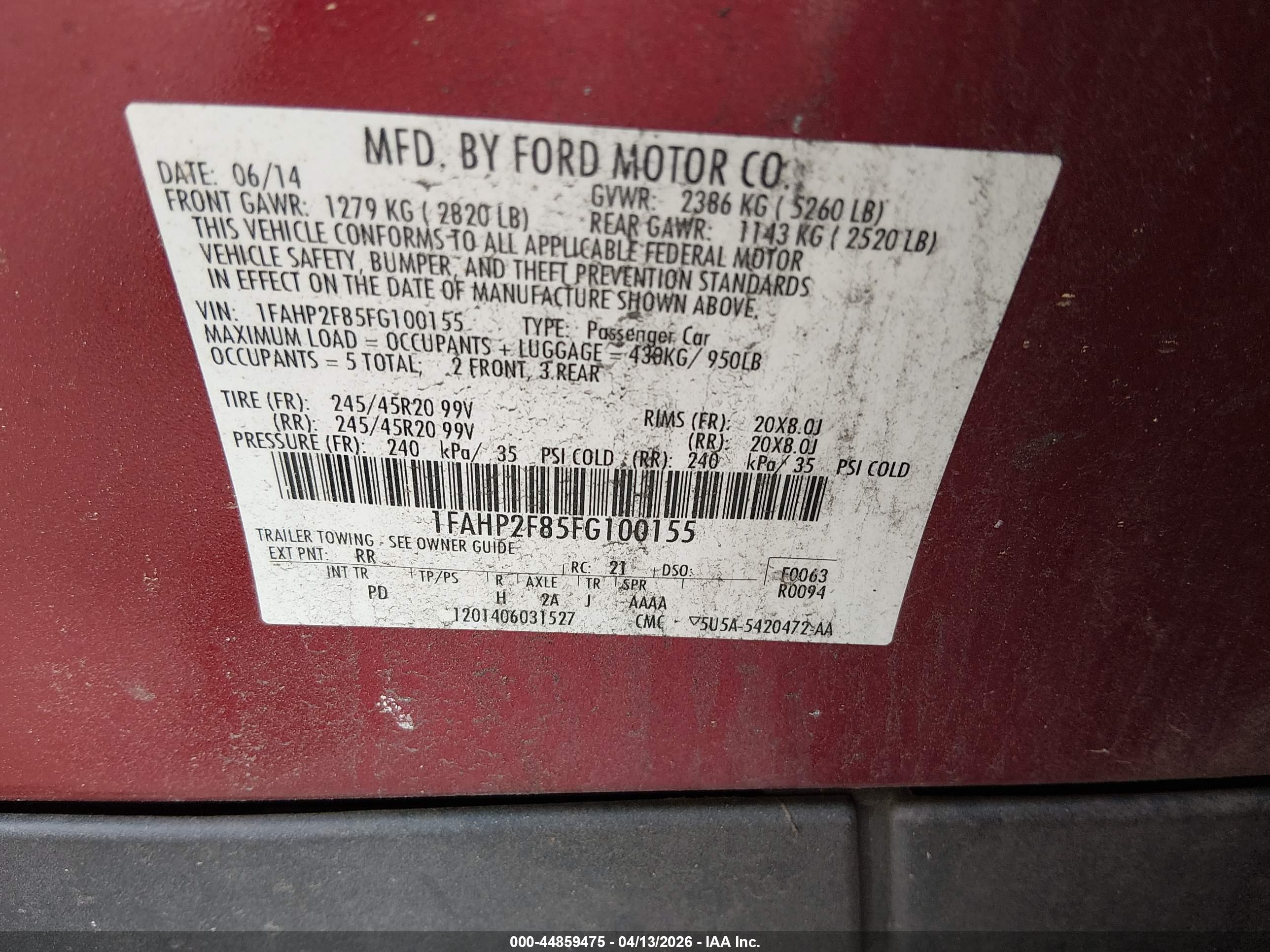 FORD TAURUS image 9