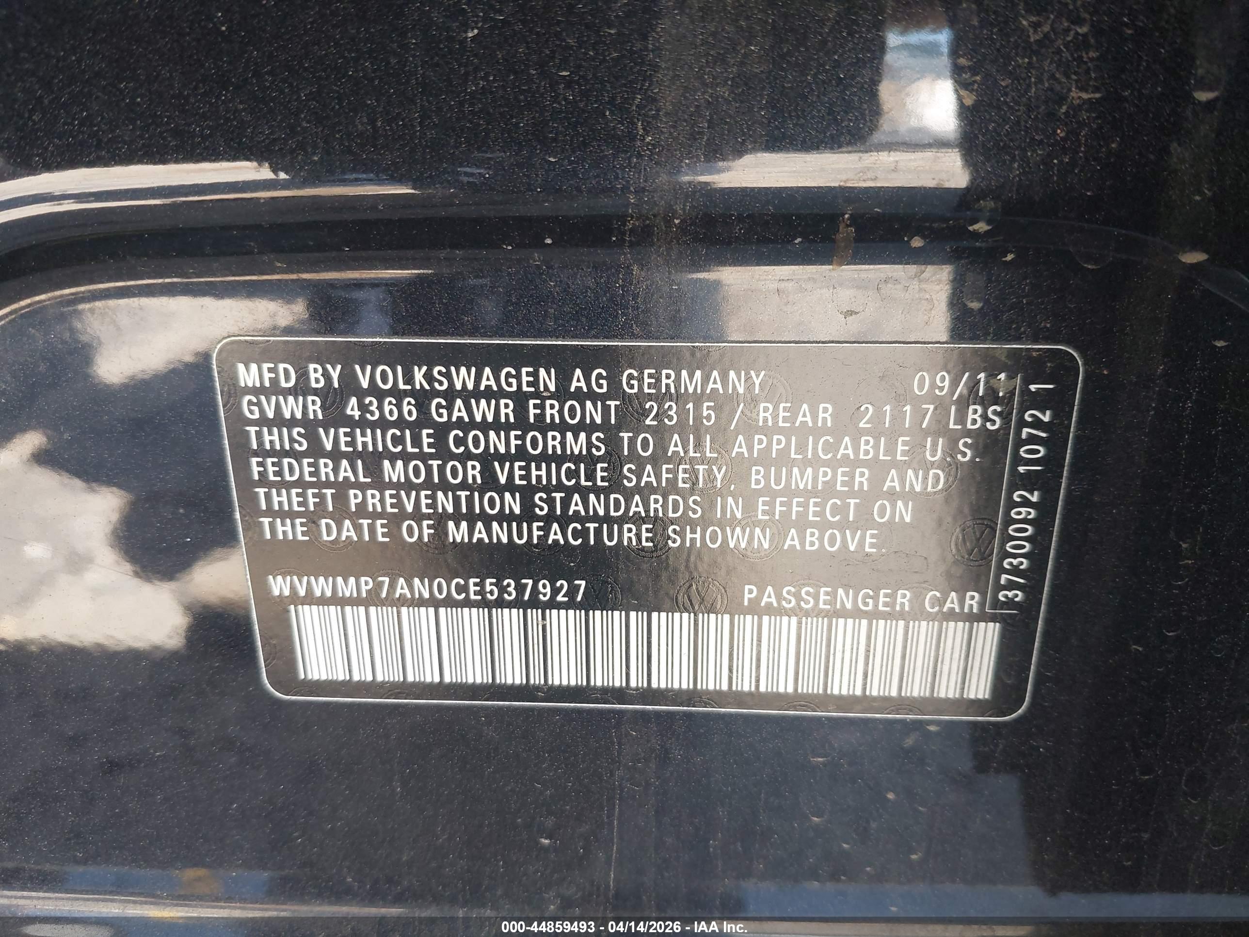 VOLKSWAGEN CC image 9