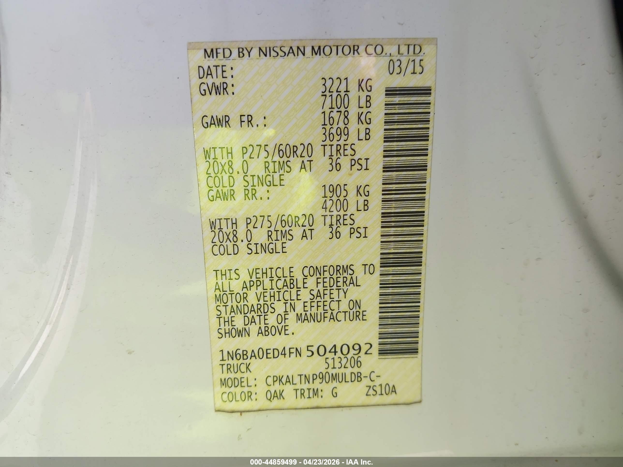 NISSAN TITAN image 9
