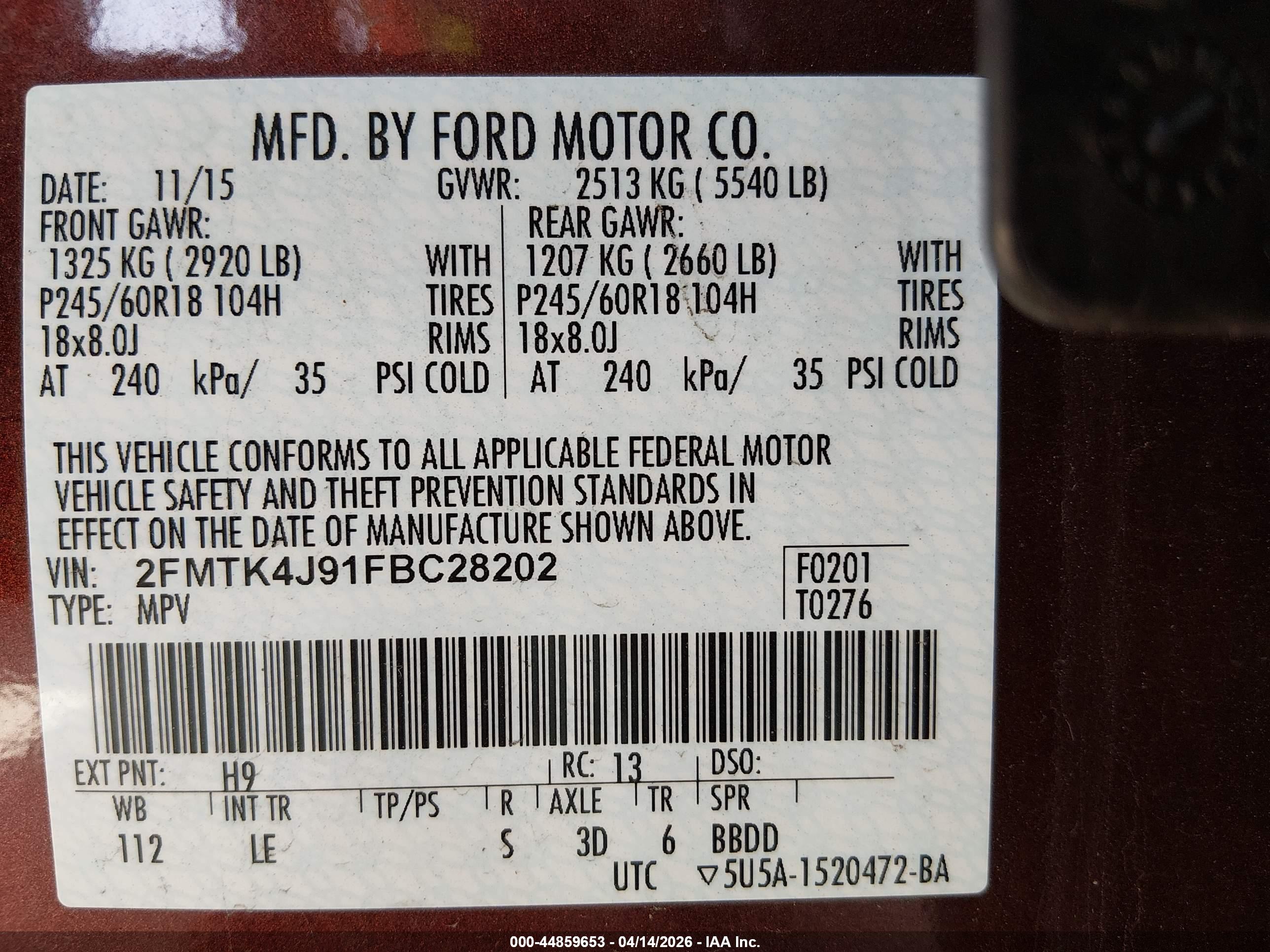 FORD EDGE image 9