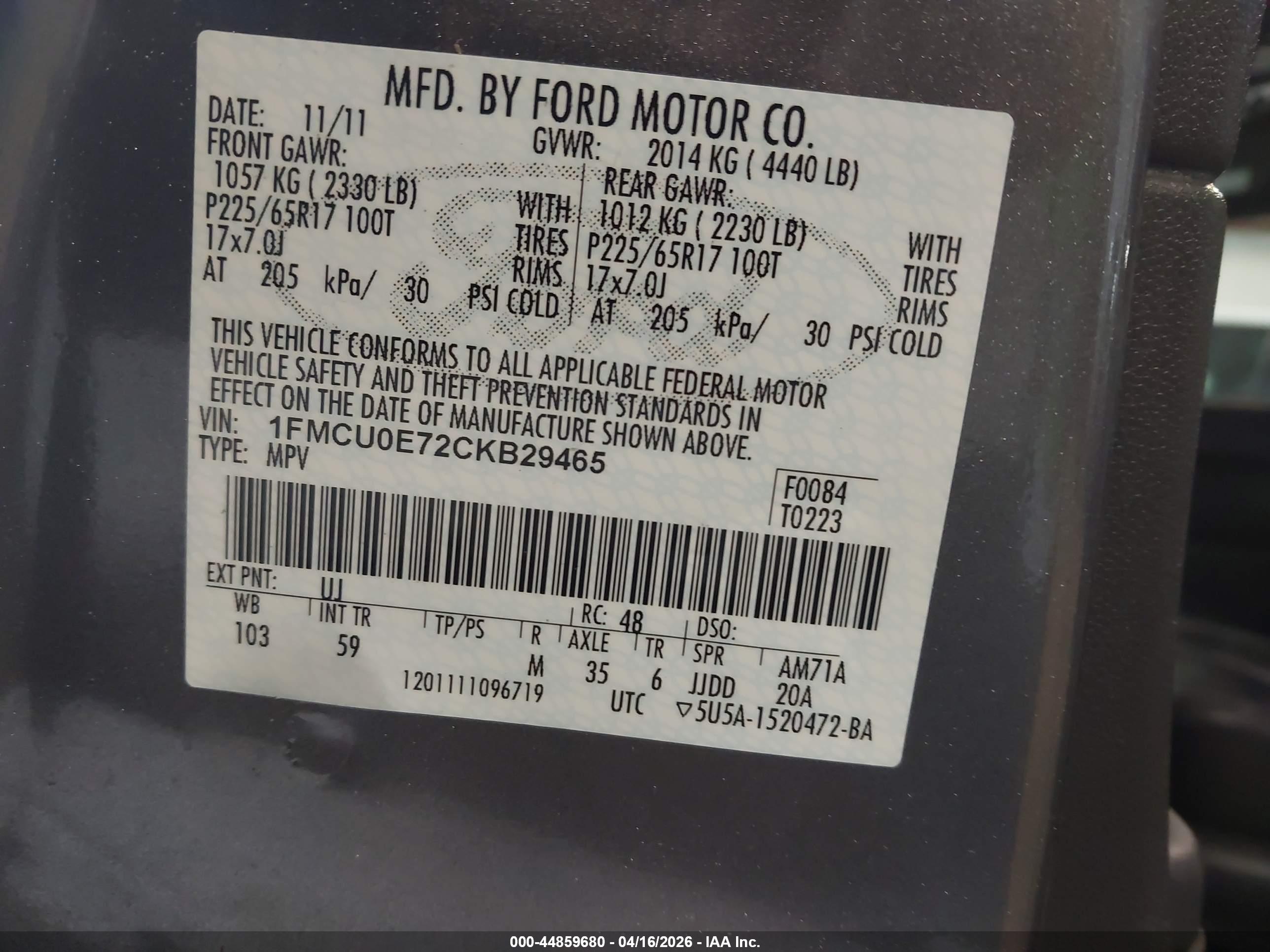 FORD ESCAPE image 9