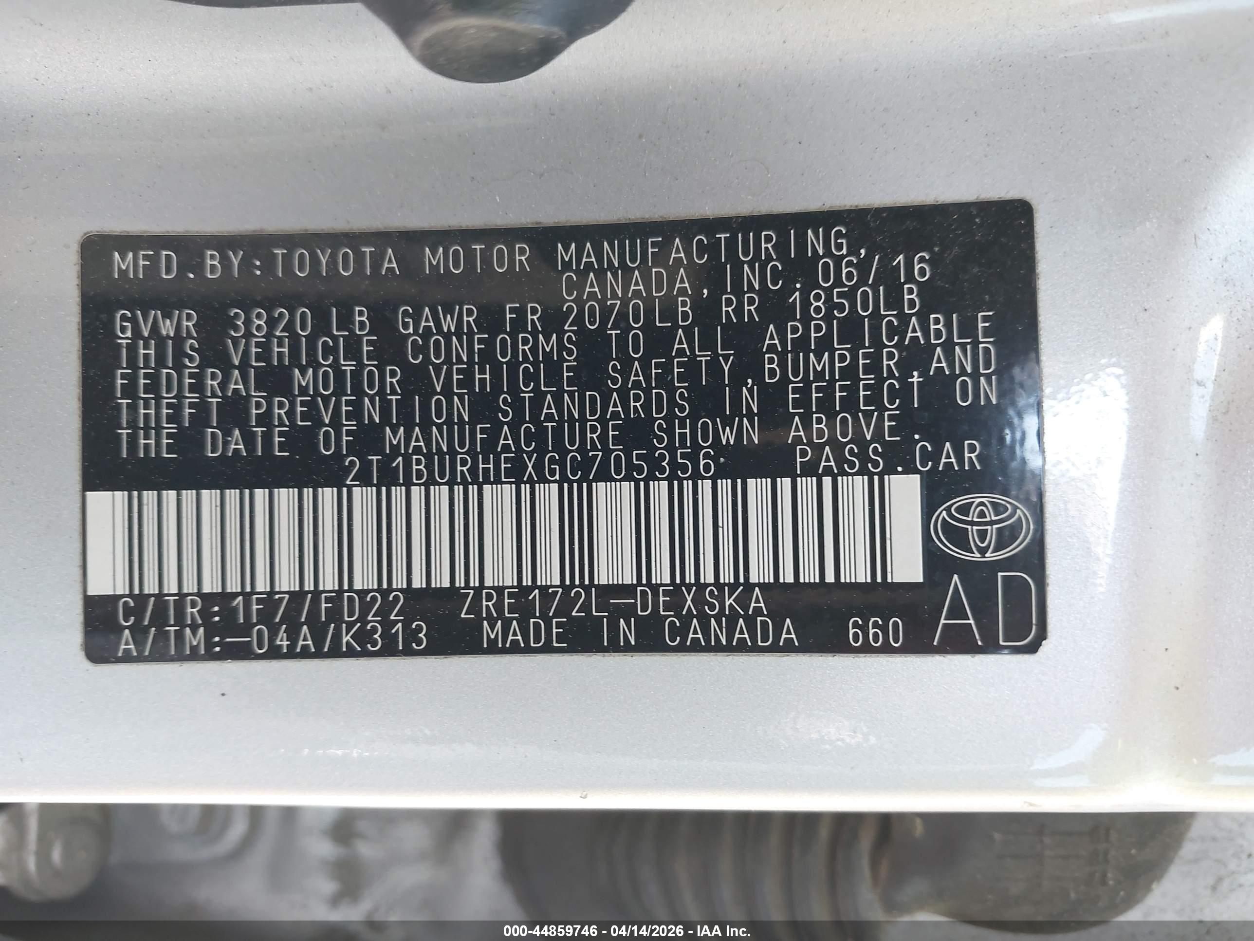 TOYOTA COROLLA image 9