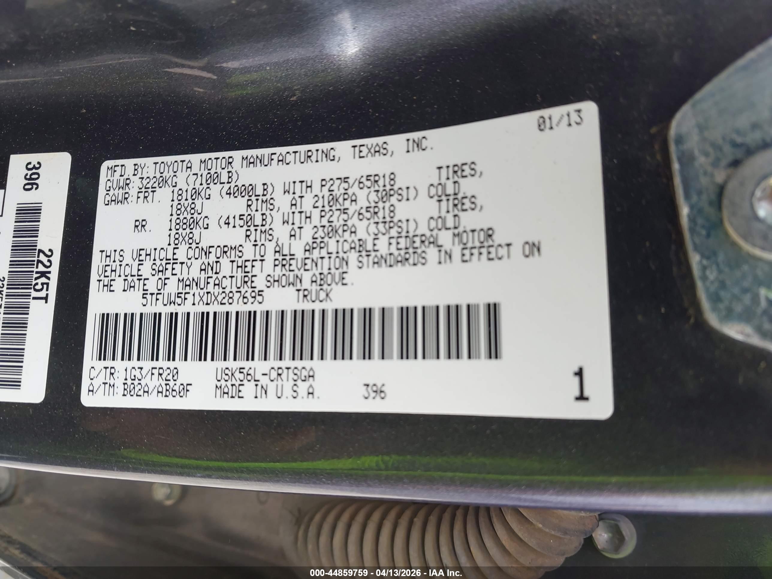 TOYOTA TUNDRA image 9
