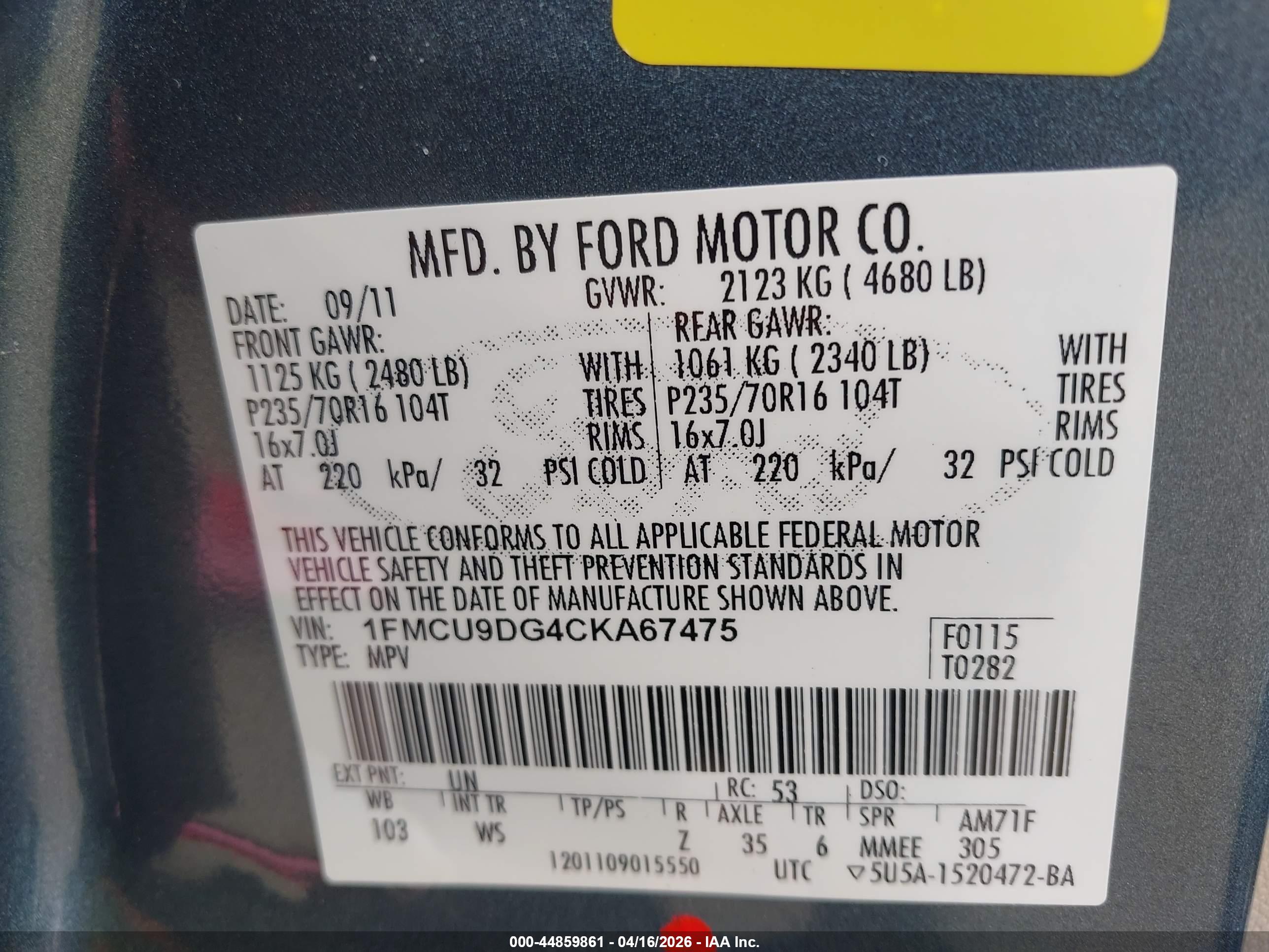 FORD ESCAPE image 9