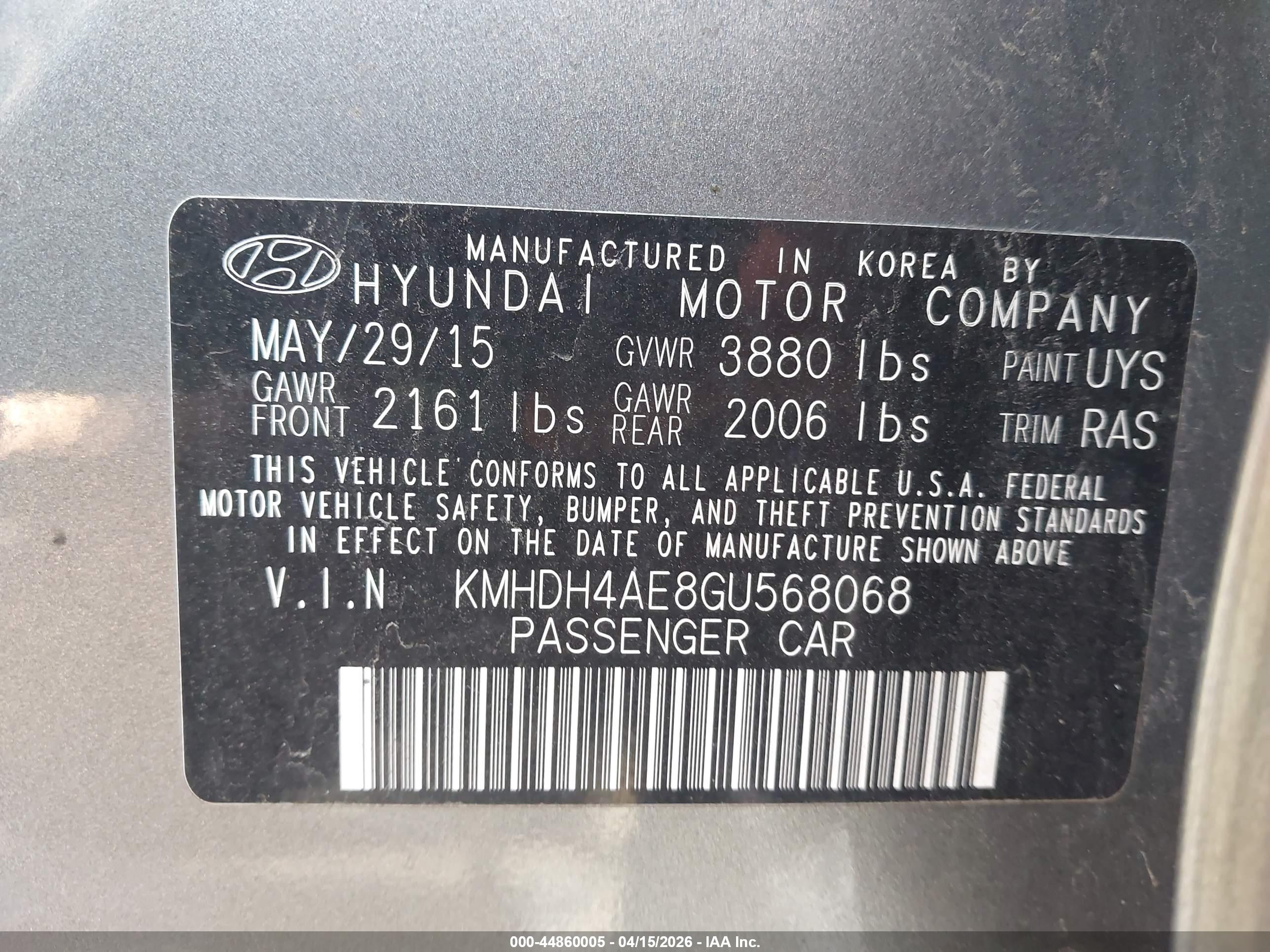 HYUNDAI ELANTRA image 9