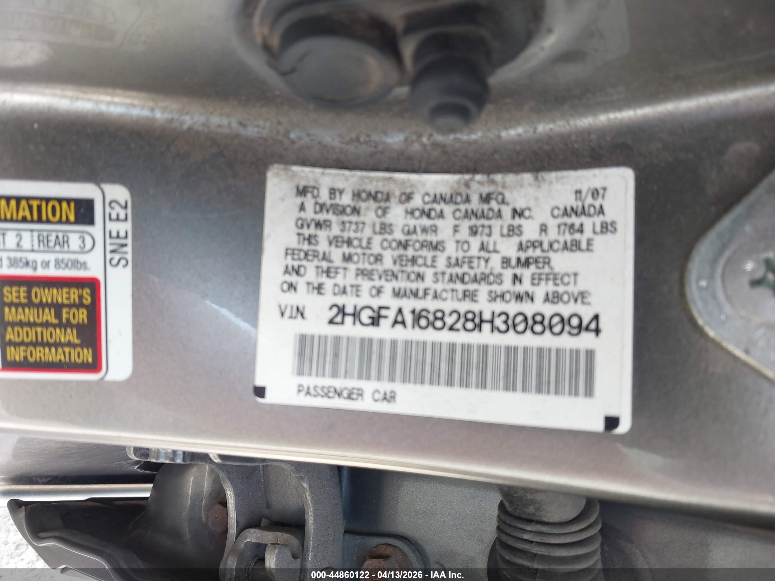 HONDA CIVIC image 9